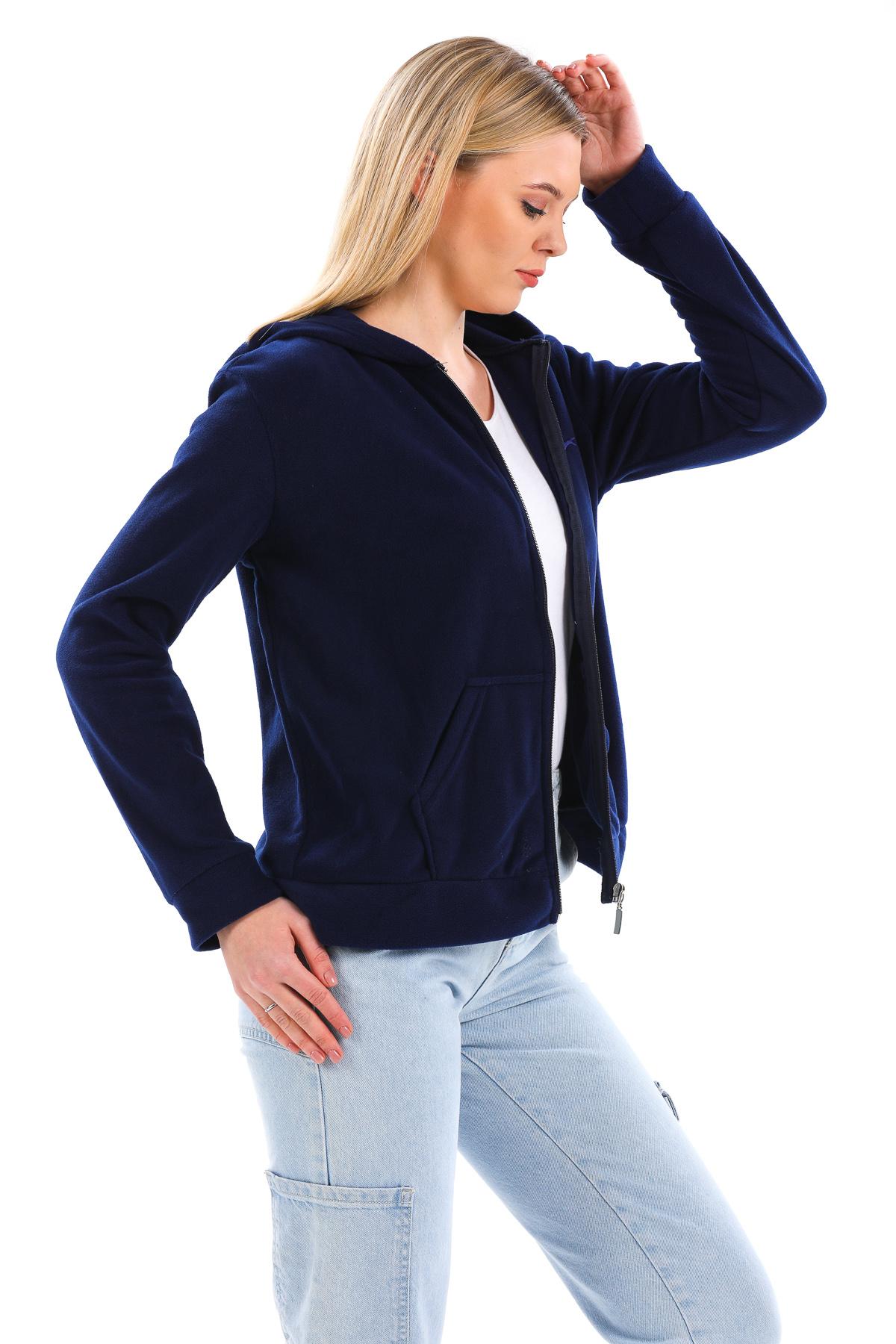 SLAZENGER SOFAL I Kadın Polar Sweatshirt Lacivert görsel 4