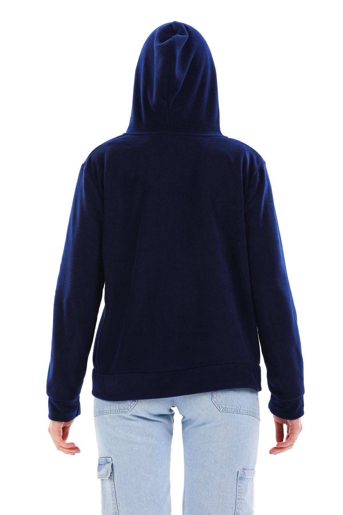 SLAZENGER SOFAL I Kadın Polar Sweatshirt Lacivert görsel 5