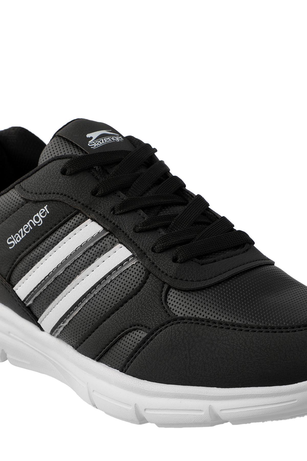 SLAZENGER ECKHARD I Sneaker Erkek Ayakkabı Siyah / Beyaz görsel 4
