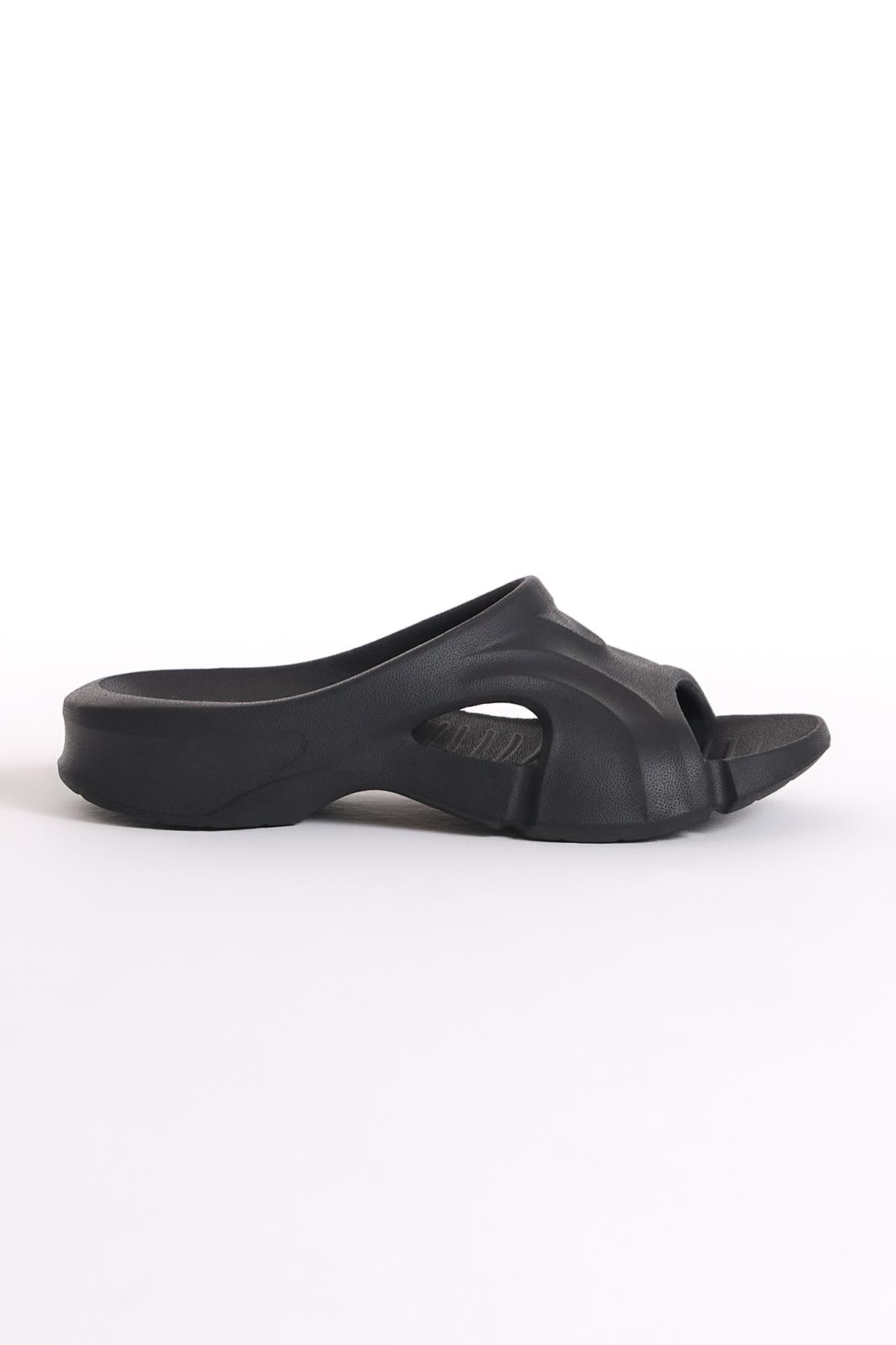 TONNY BLACK Unisex Siyah Eva Terlik görsel 2