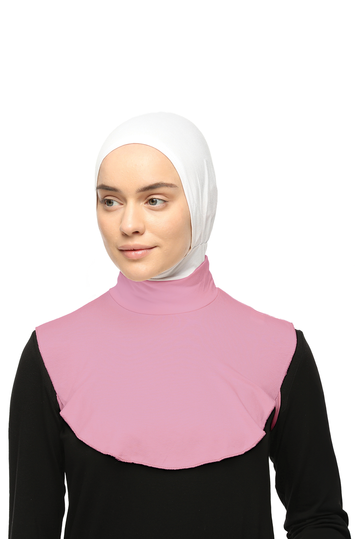 Altobeh Düz Balıkçı Yaka Boğazlı Penye Tesettür Boyunluk görsel 4