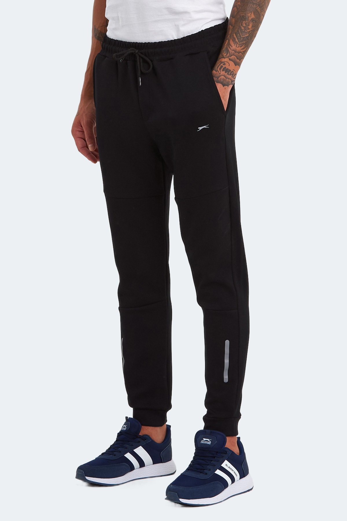 SLAZENGER KOX I Erkek Jogger Eşofman Altı Siyah