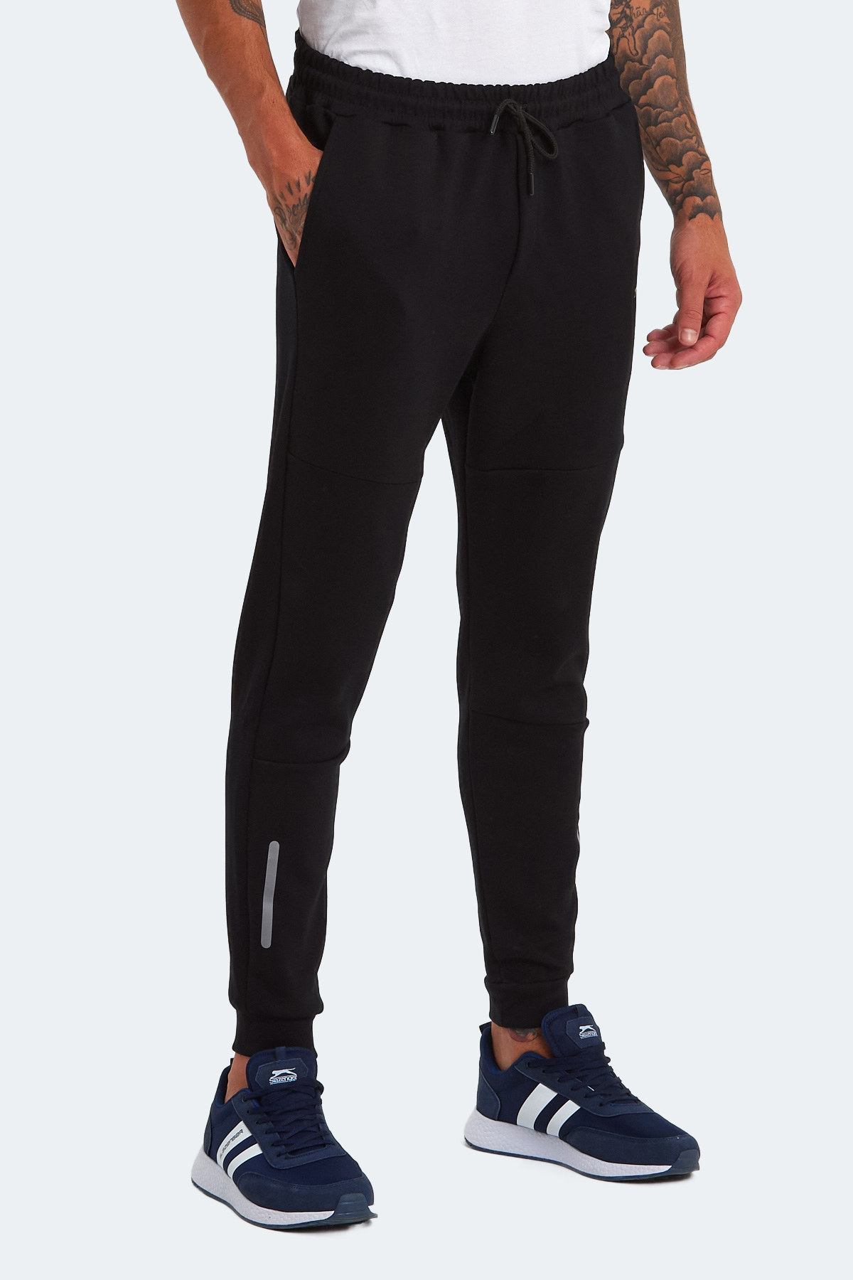SLAZENGER KOX I Erkek Jogger Eşofman Altı Siyah görsel 3