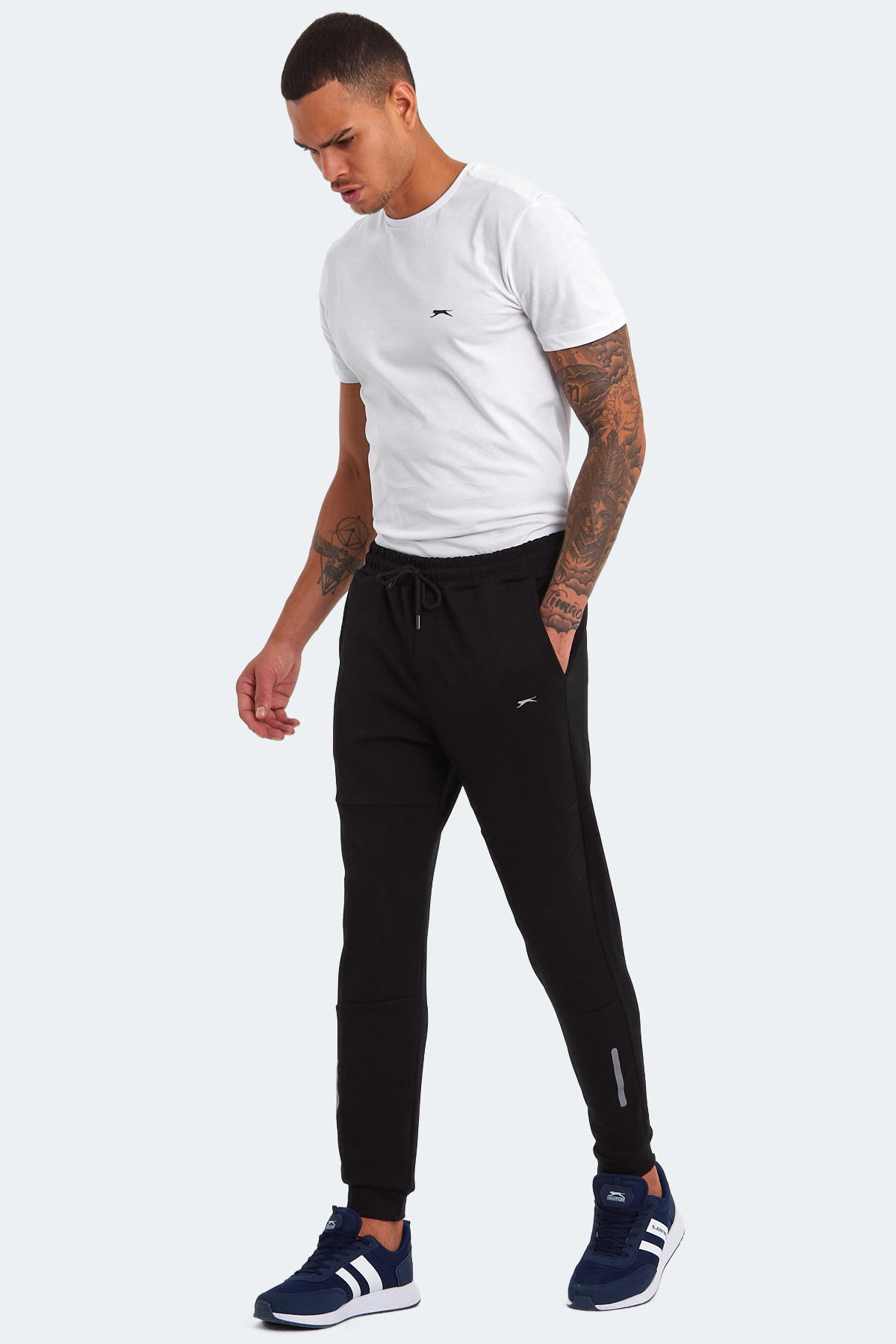 SLAZENGER KOX I Erkek Jogger Eşofman Altı Siyah görsel 7