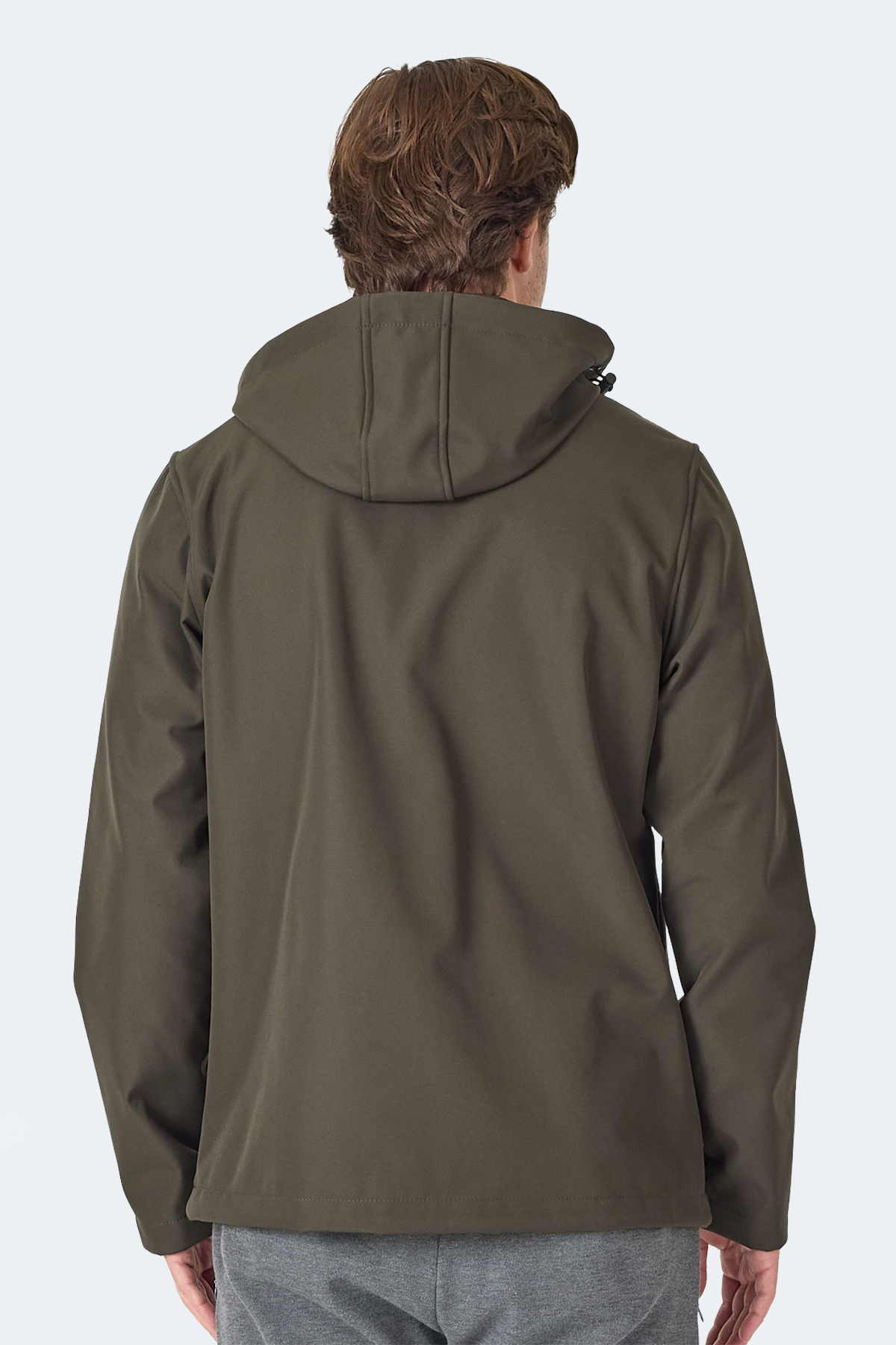 SLAZENGER HA-YUN Erkek Mont Softshell Kaban Haki görsel 5