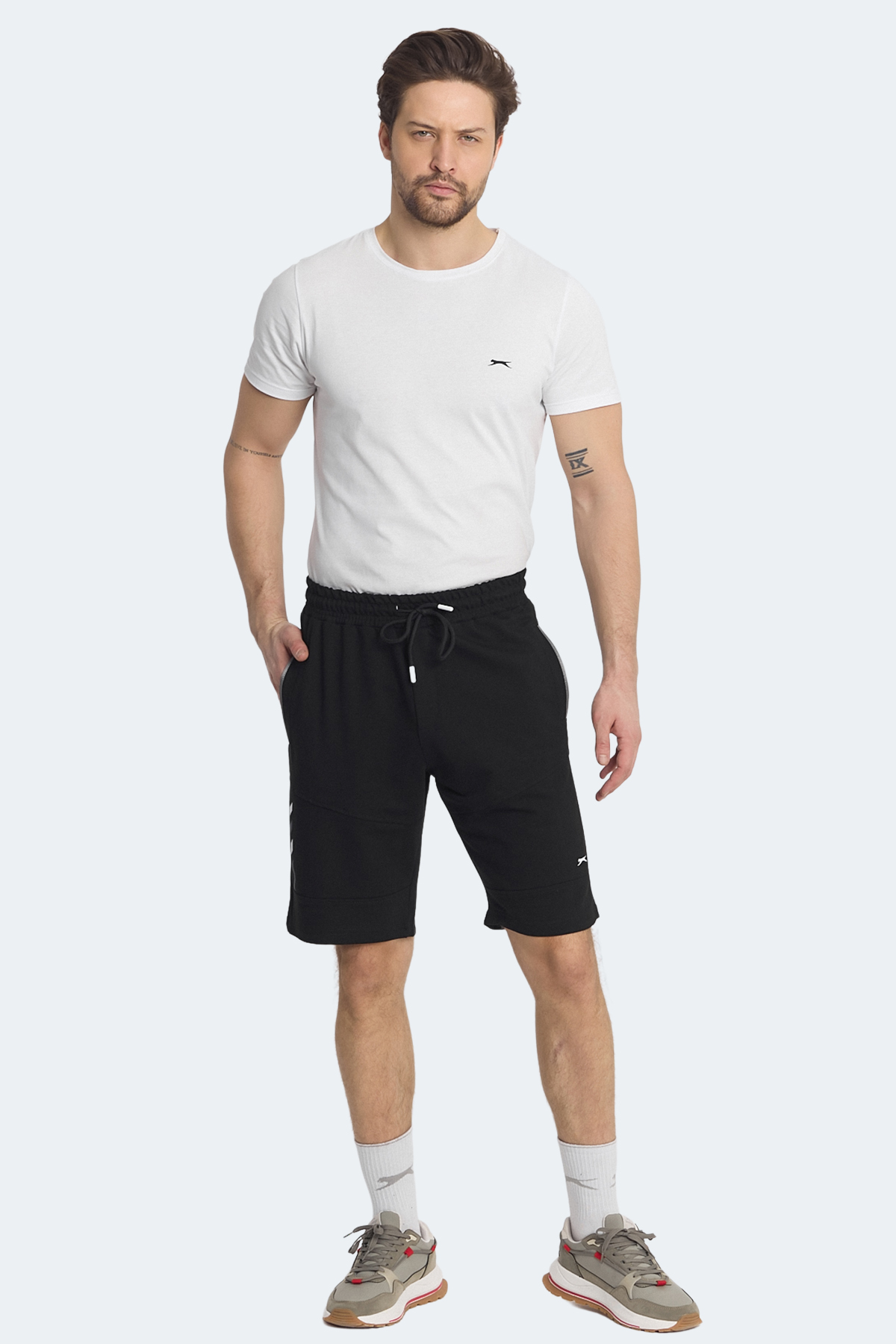 SLAZENGER NASIM Erkek Cepli Siyah Şort görsel 7