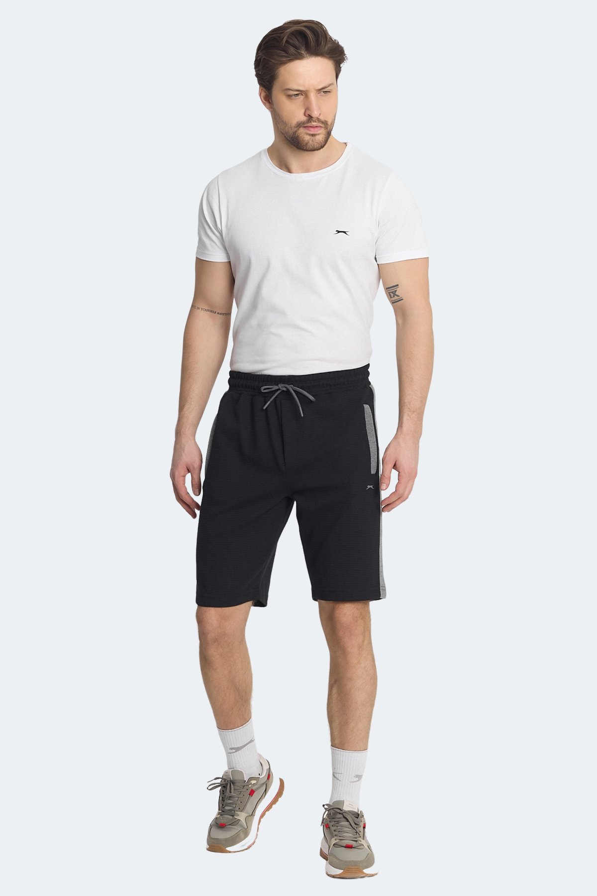 SLAZENGER NANDO I Erkek Cepli Siyah Şort görsel 7