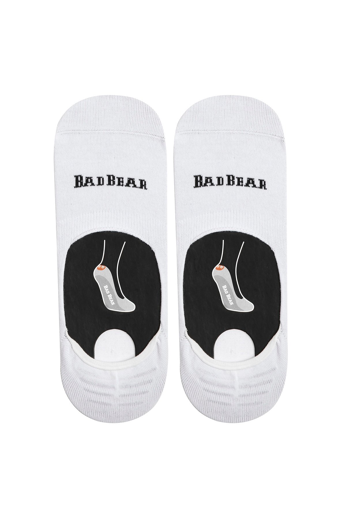 Bad Bear Core Zero Beyaz Unisex Babet Çorap