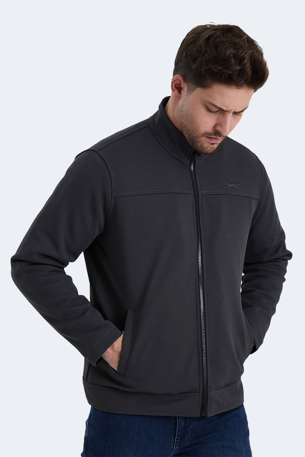 SLAZENGER HEBEL IN Erkek Mont Kaban Koyu Gri görsel 6