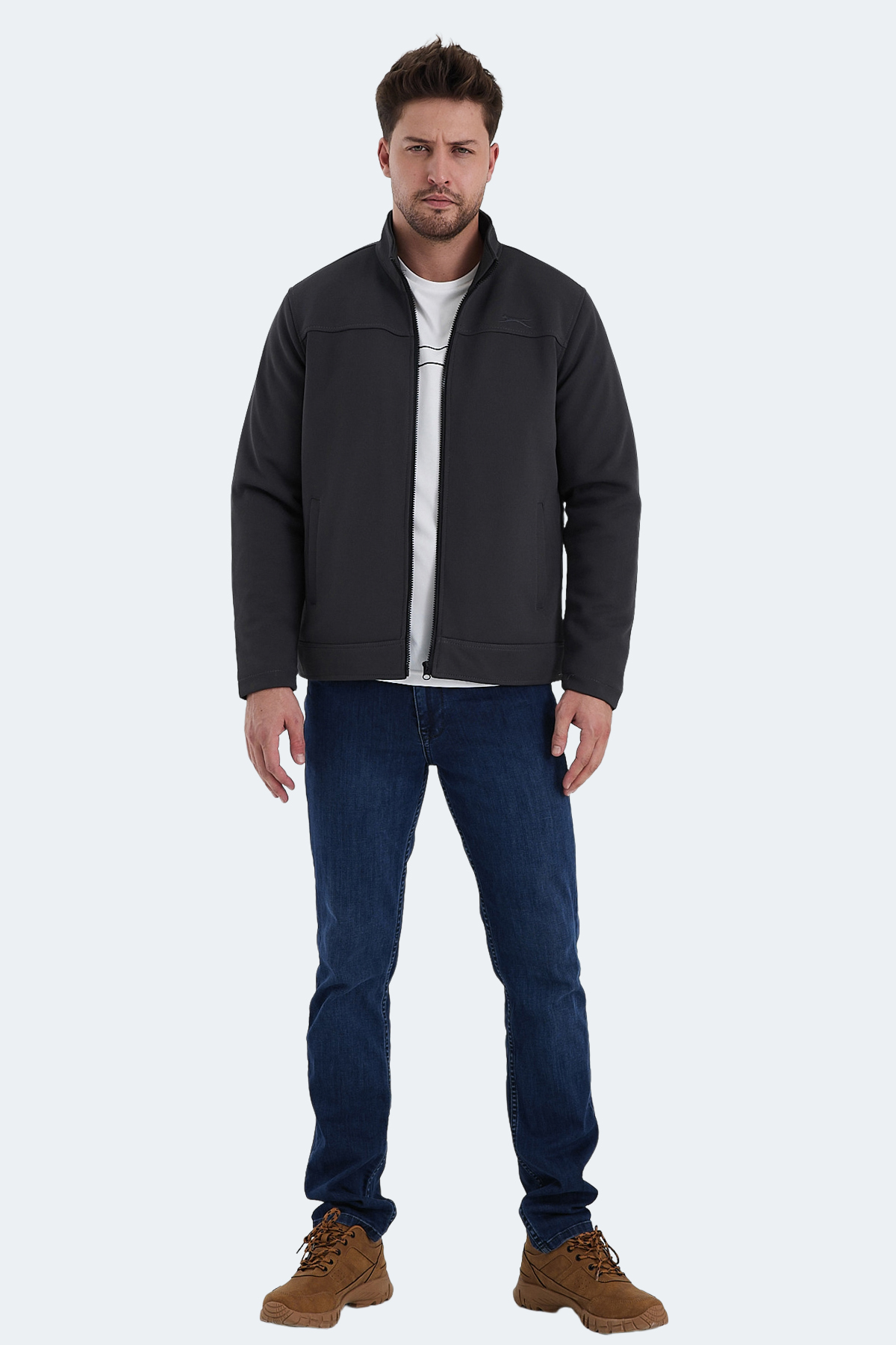 SLAZENGER HEBEL IN Erkek Mont Kaban Koyu Gri görsel 7
