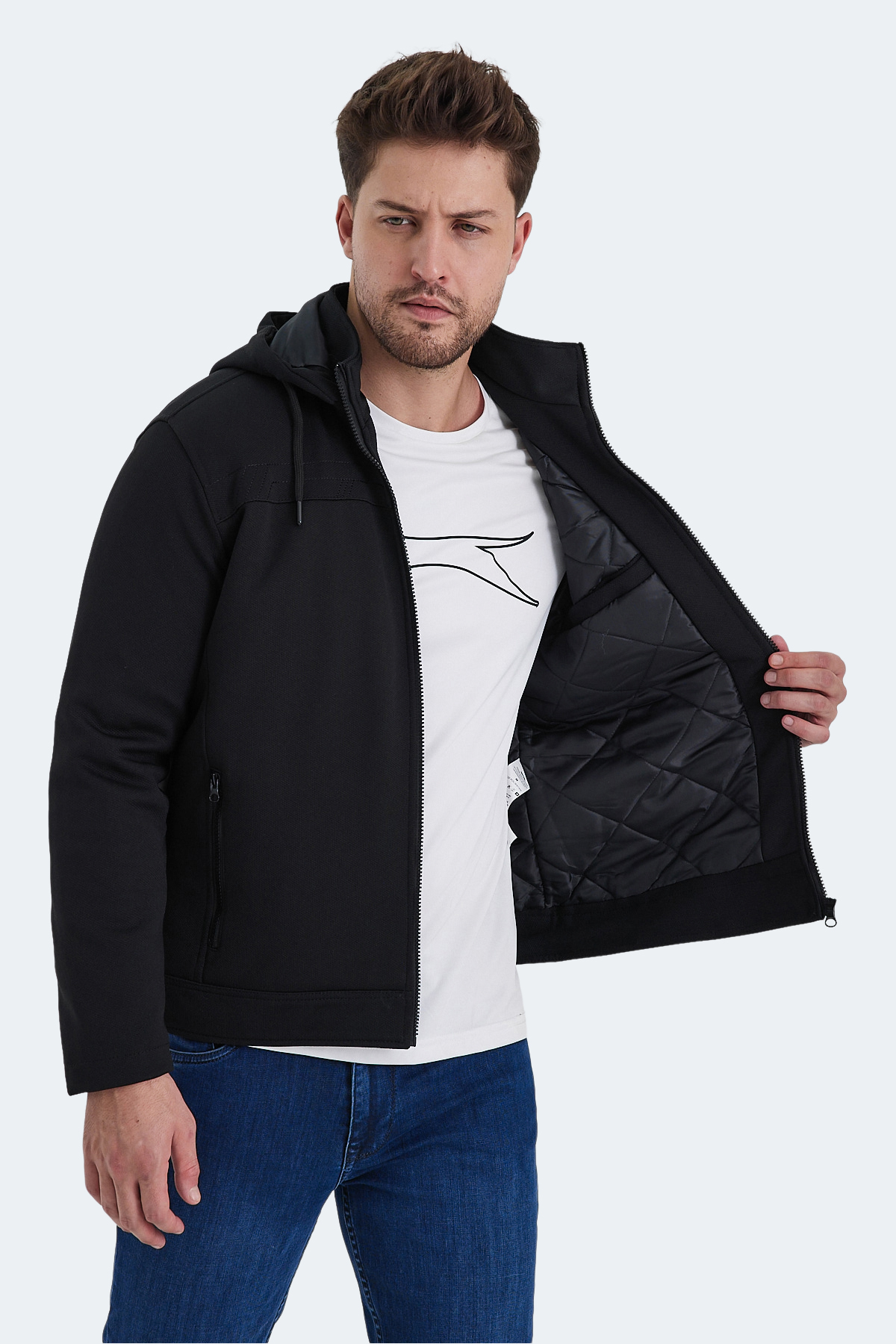 SLAZENGER HENDRIKKO Erkek Mont Kaban Siyah görsel 6