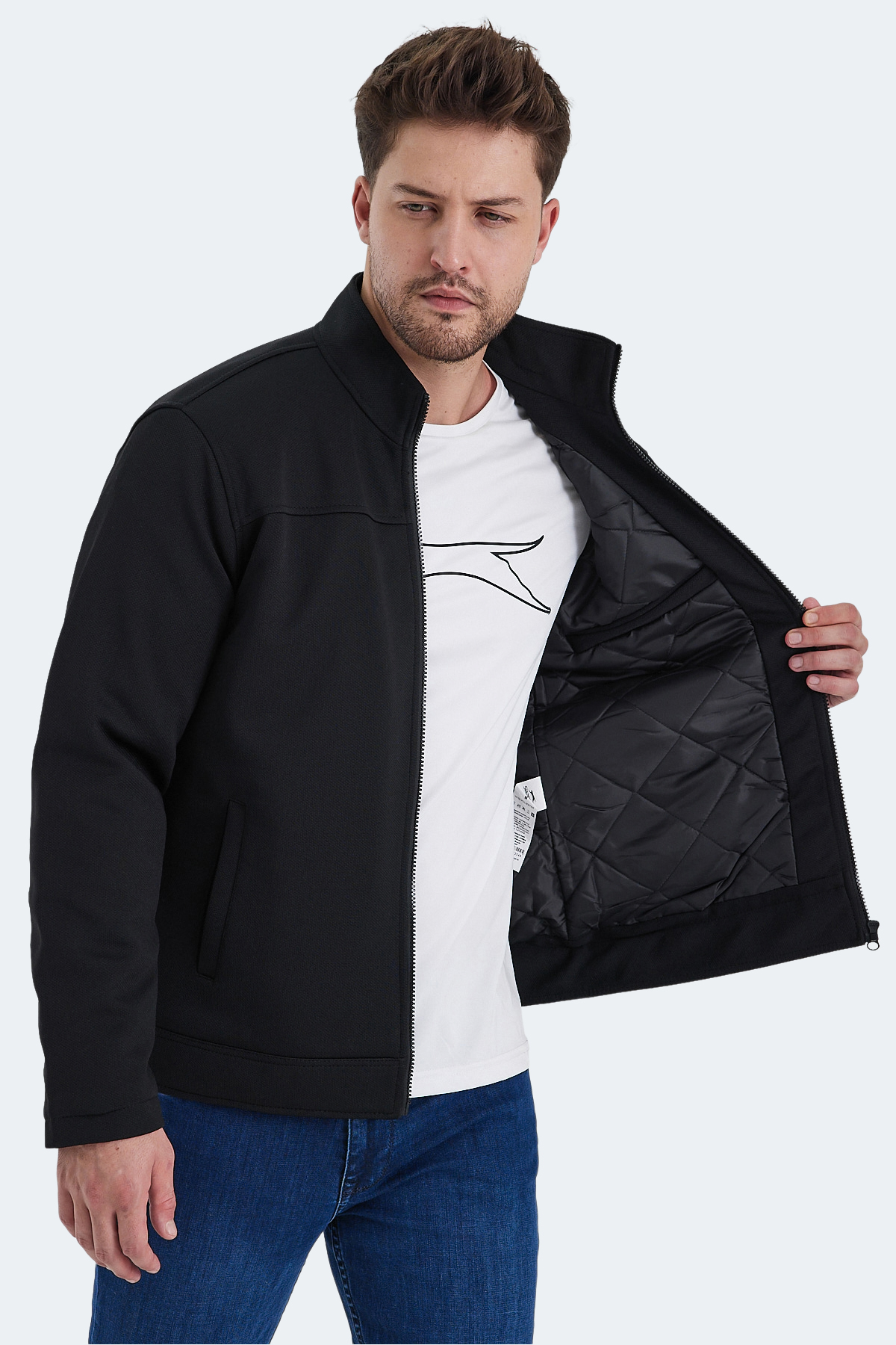 SLAZENGER HEBEL IN Erkek Mont Kaban Siyah görsel 6