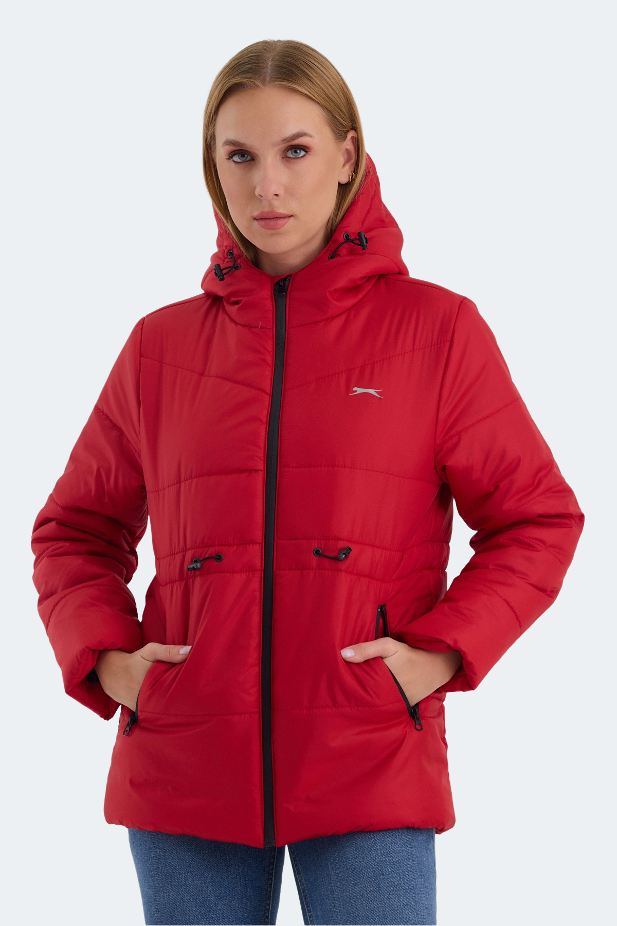 SLAZENGER CALLU Kadın Mont Kaban Kırmızı