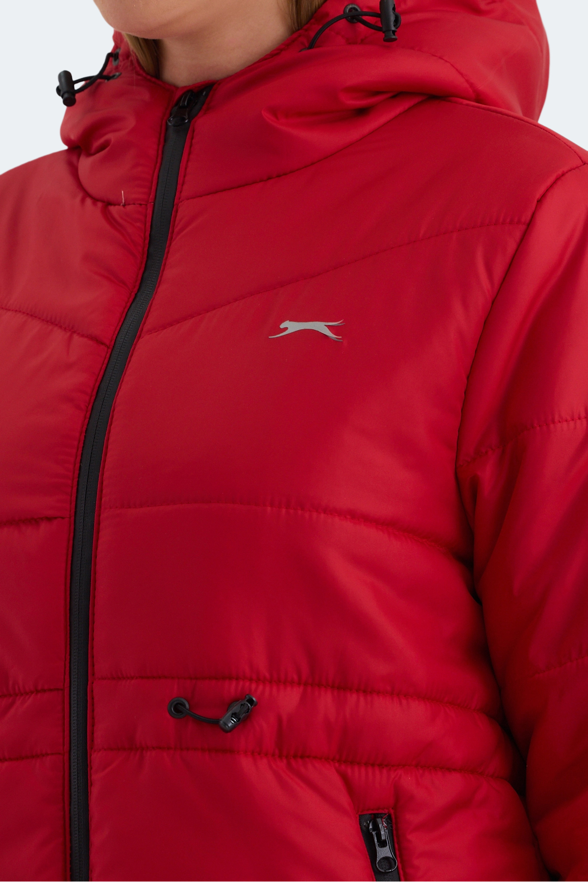 SLAZENGER CALLU Kadın Mont Kaban Kırmızı görsel 4