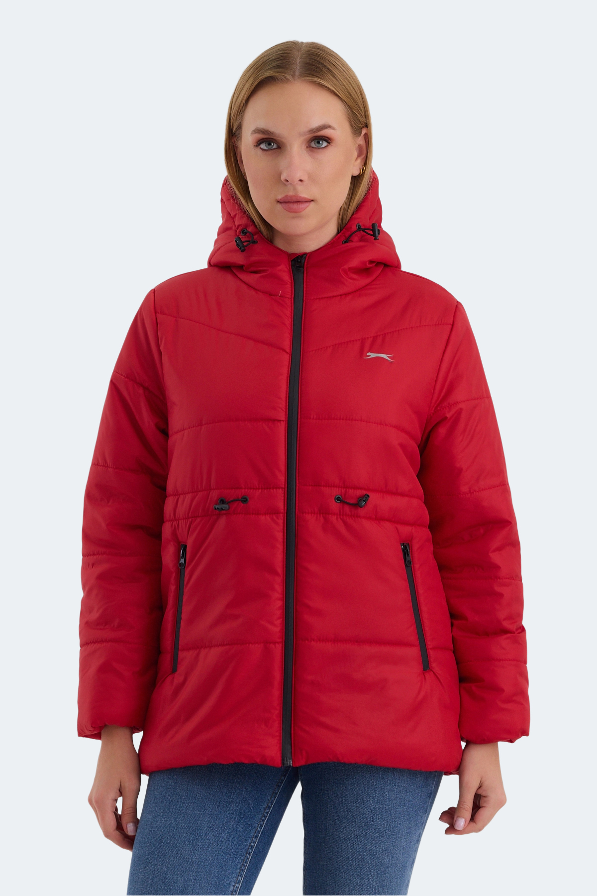 SLAZENGER CALLU Kadın Mont Kaban Kırmızı görsel 6
