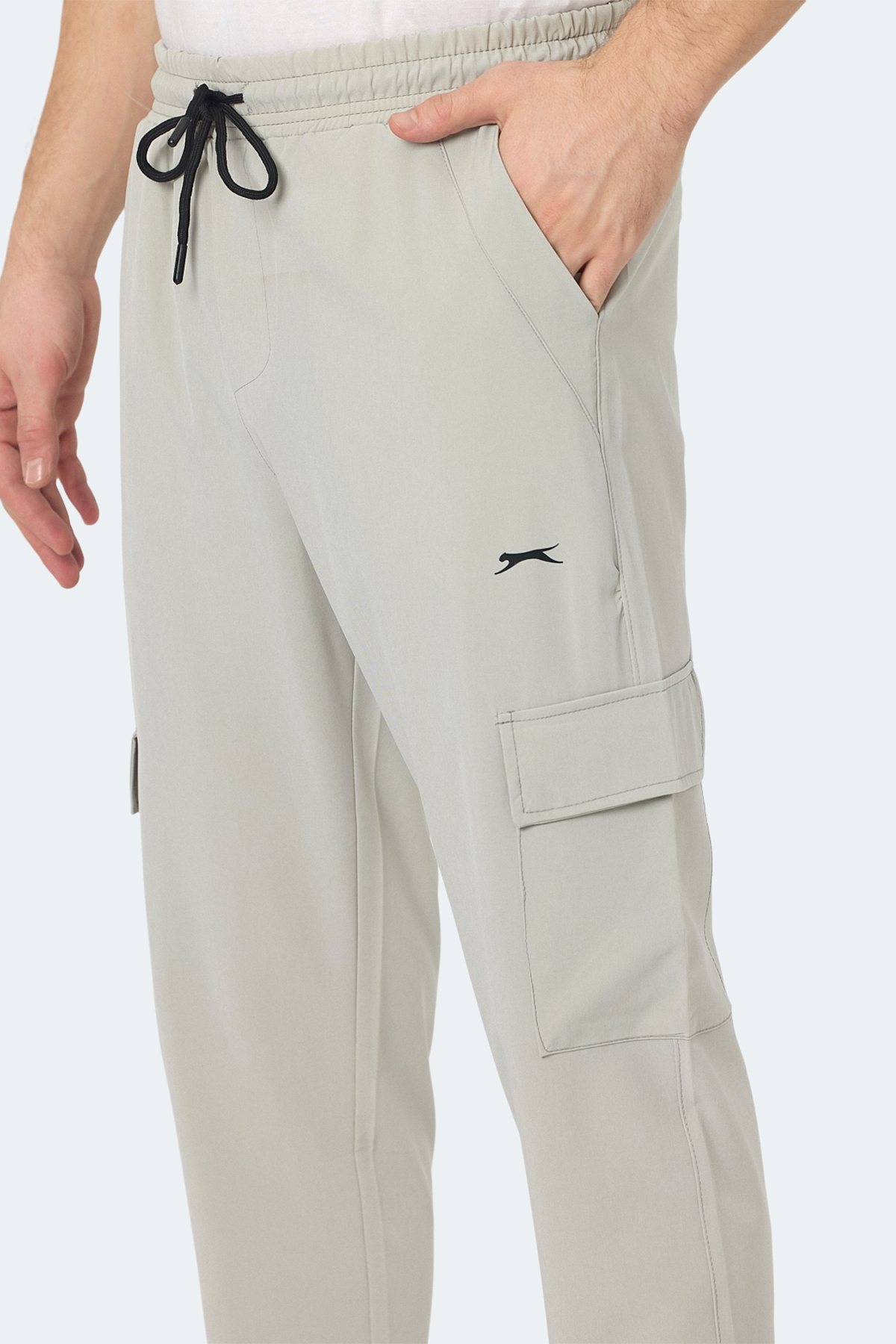 SLAZENGER NAPOLLA Erkek Jogger Eşofman Altı Gri görsel 5