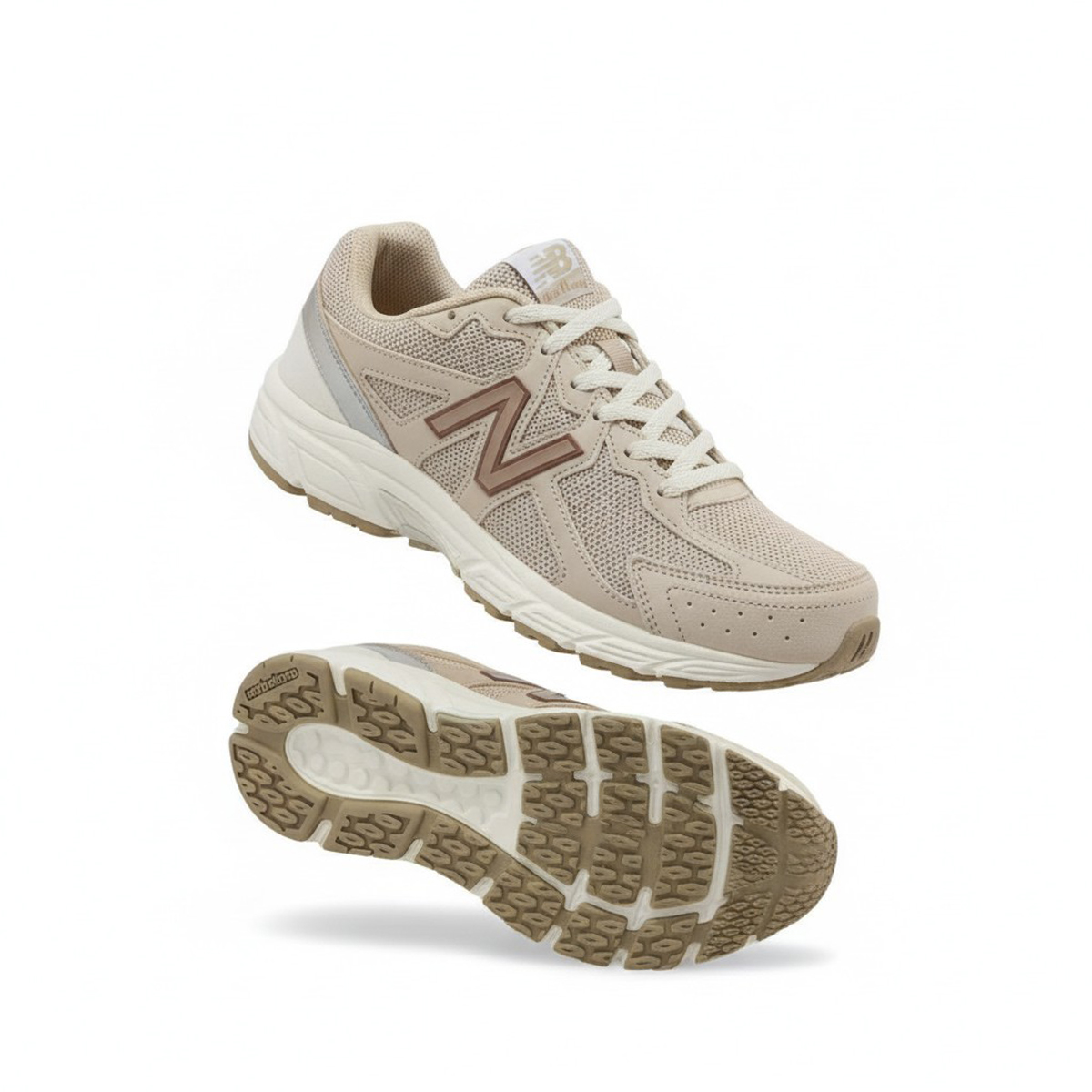 New Balance 480 Kadın Bej Sneaker görsel 4