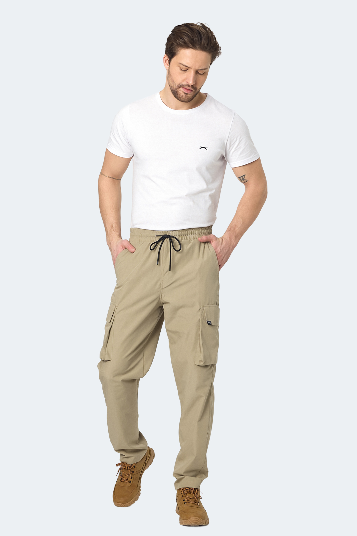 SLAZENGER RONDA Erkek Eşofman Altı Bej görsel 4