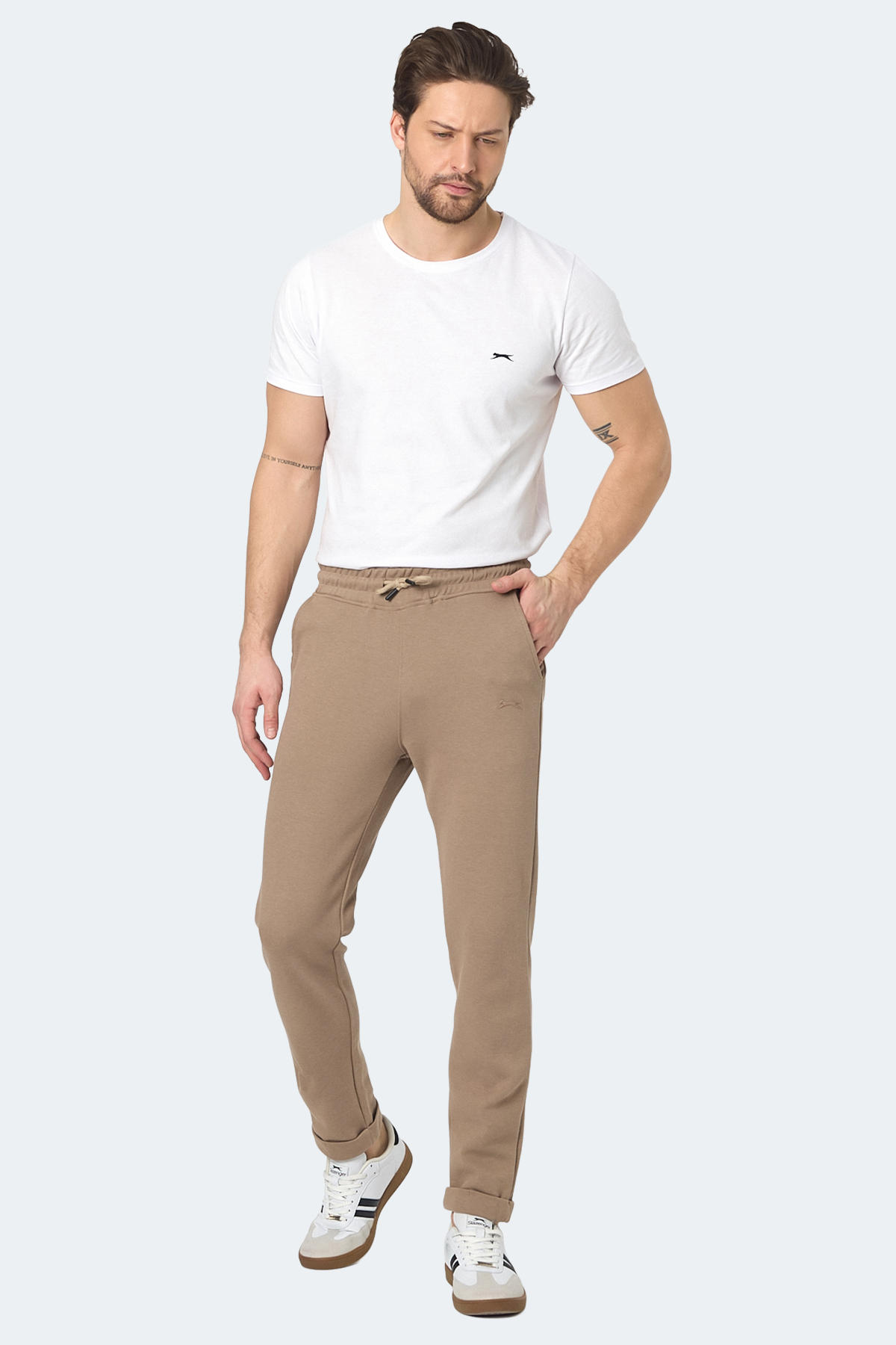 SLAZENGER BLAZEWAY Erkek Eşofman Altı Taş Gri görsel 7