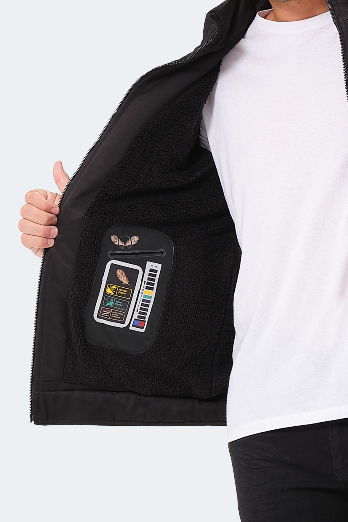 SLAZENGER GALIT Erkek Mont Kaban Siyah görsel 4
