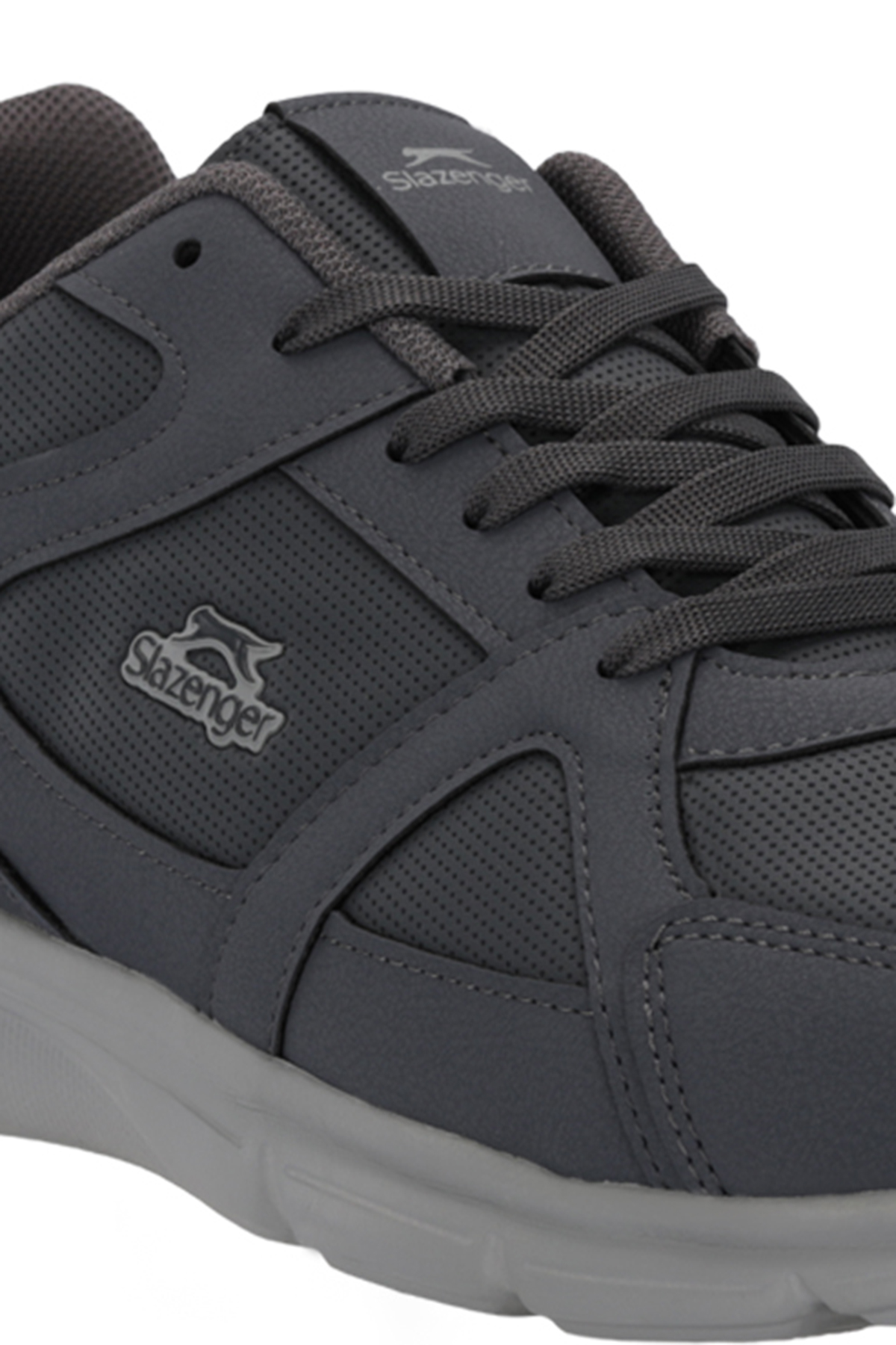 SLAZENGER PERA Erkek Koyu Gri Koşu & Yürüyüş Spor Ayakkabısı görsel 4