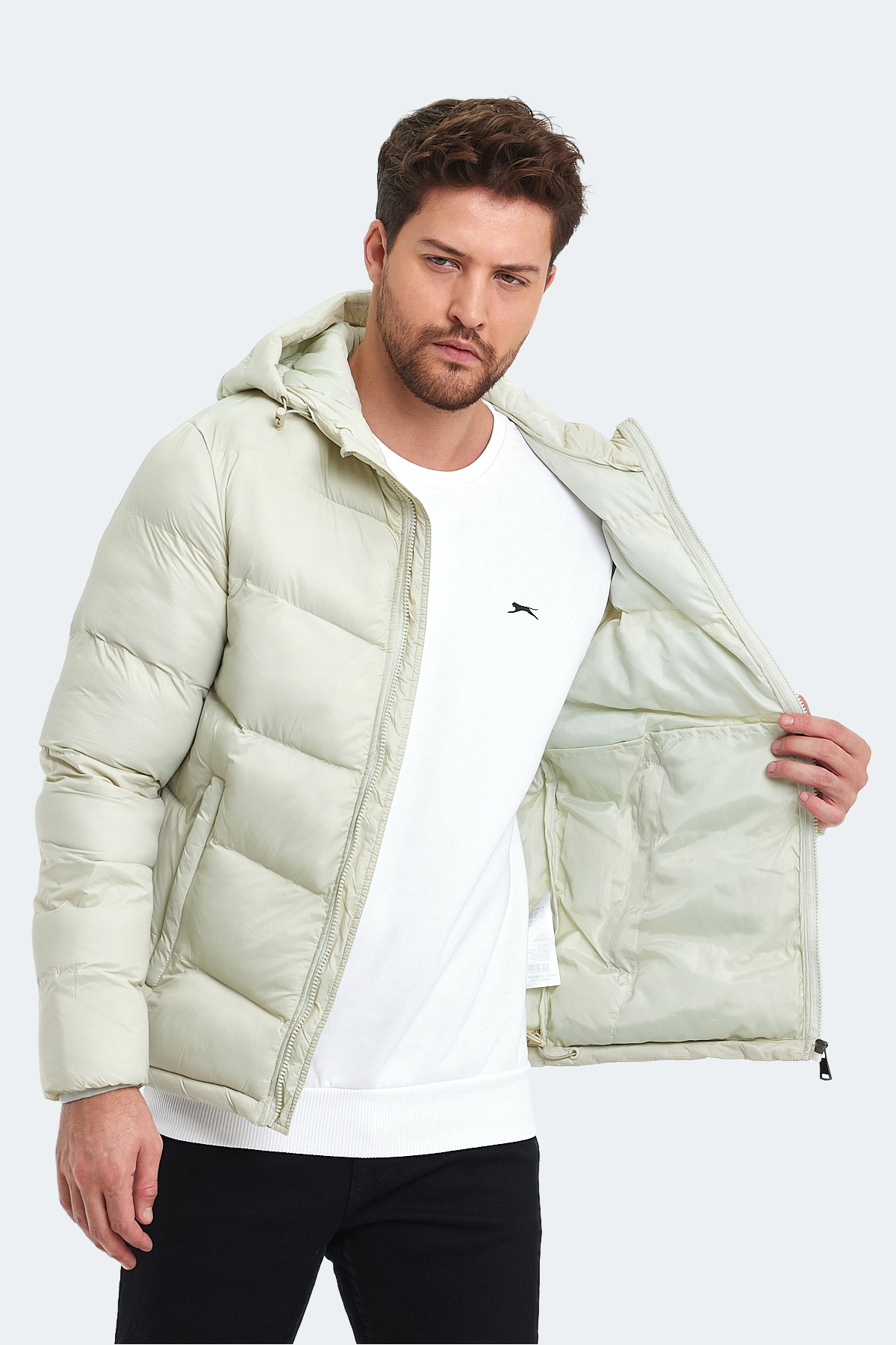 SLAZENGER WORLD IN Erkek Kaban Beyaz görsel 6