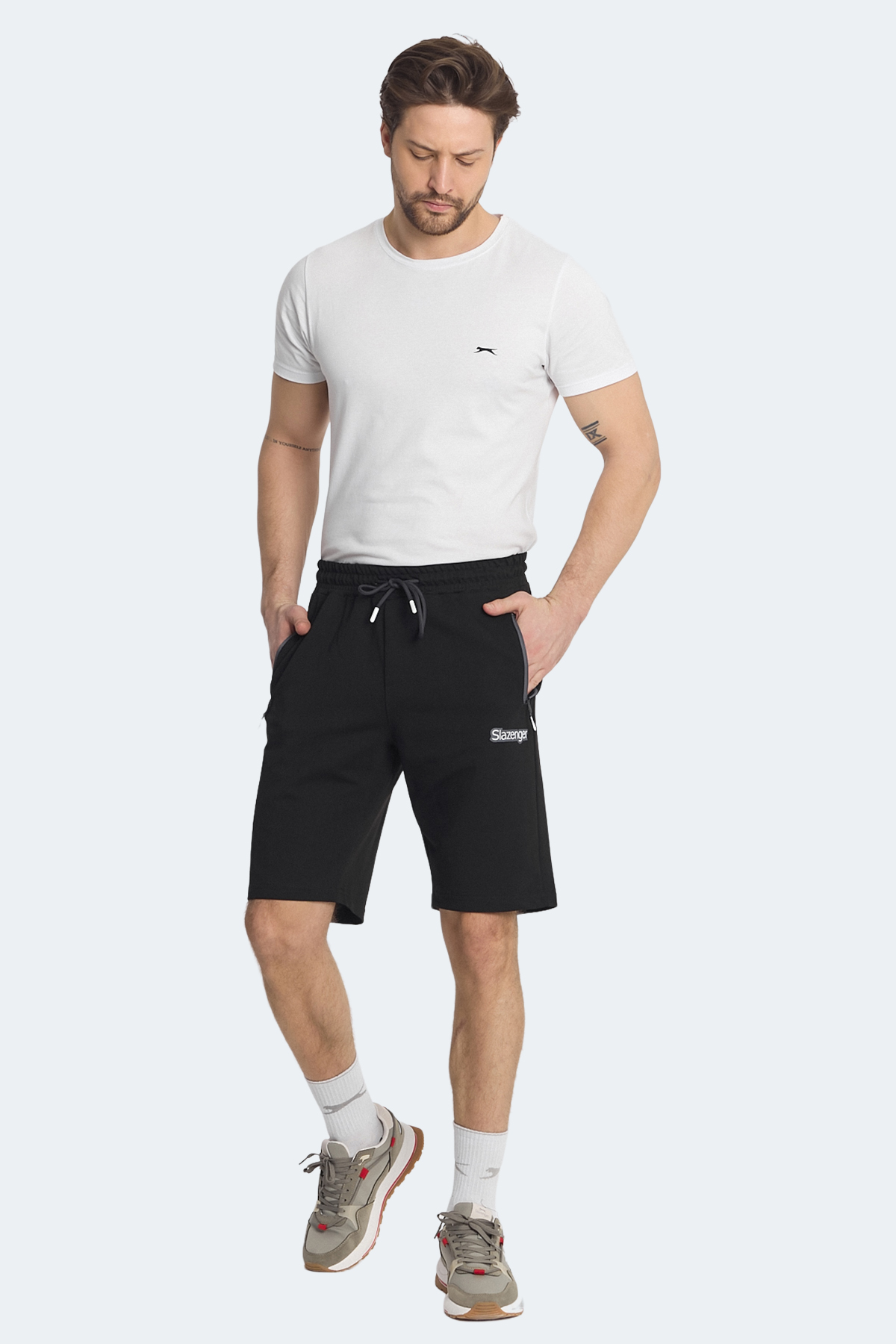 SLAZENGER NAGI Erkek Cepli Siyah Şort görsel 4