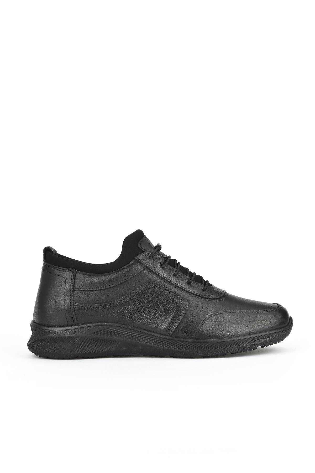 Ziya Ayakkabı Erkek Hakiki Deri Sneaker 143423Z69 Siyah