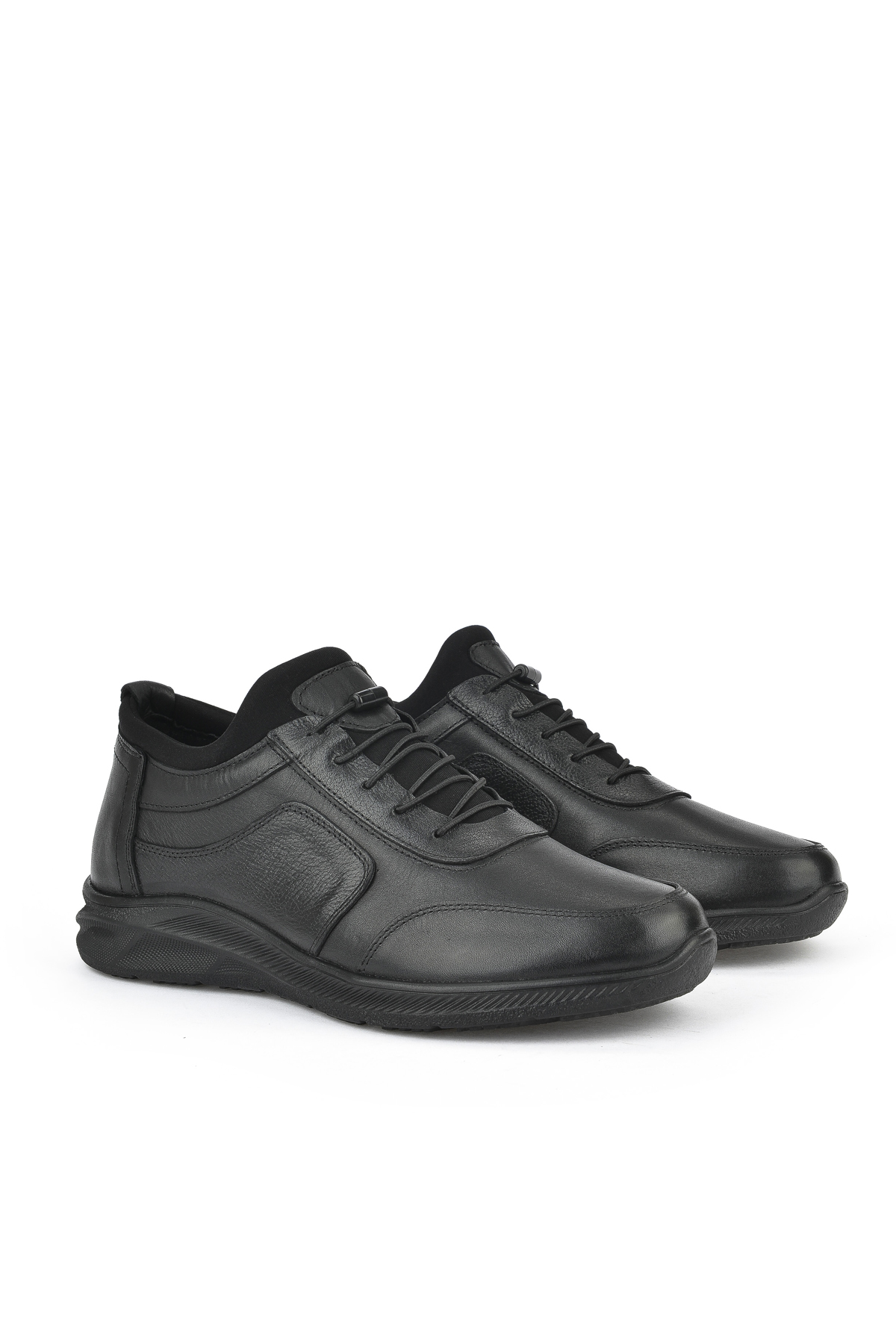 Ziya Ayakkabı Erkek Hakiki Deri Sneaker 143423Z69 Siyah görsel 2
