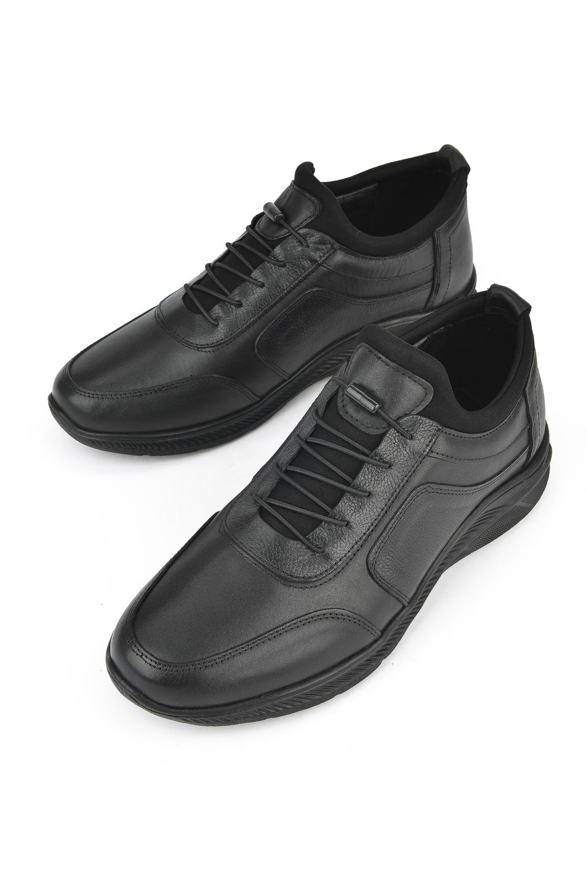 Ziya Ayakkabı Erkek Hakiki Deri Sneaker 143423Z69 Siyah görsel 5