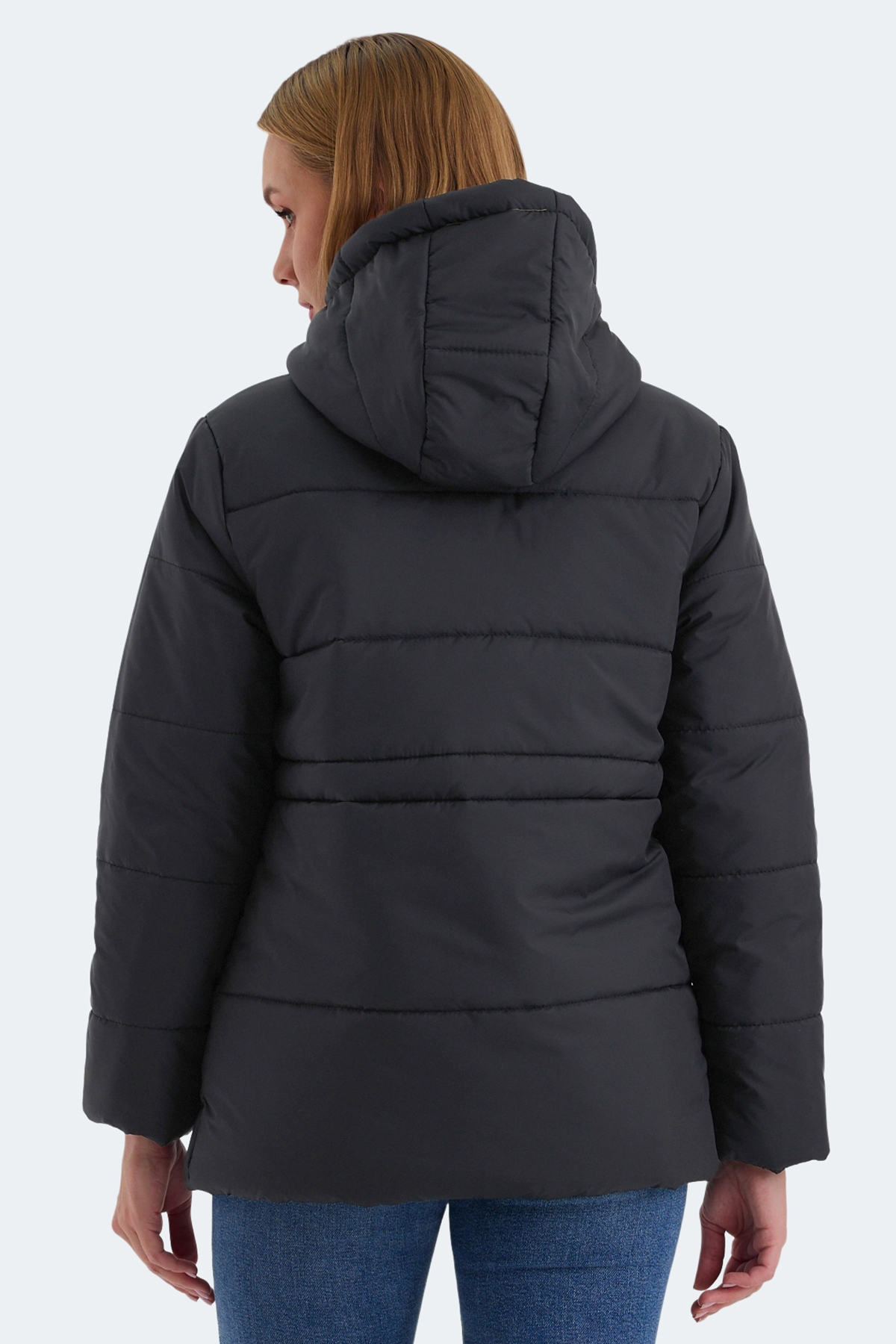 SLAZENGER CALLU Kadın Mont Kaban Siyah görsel 2
