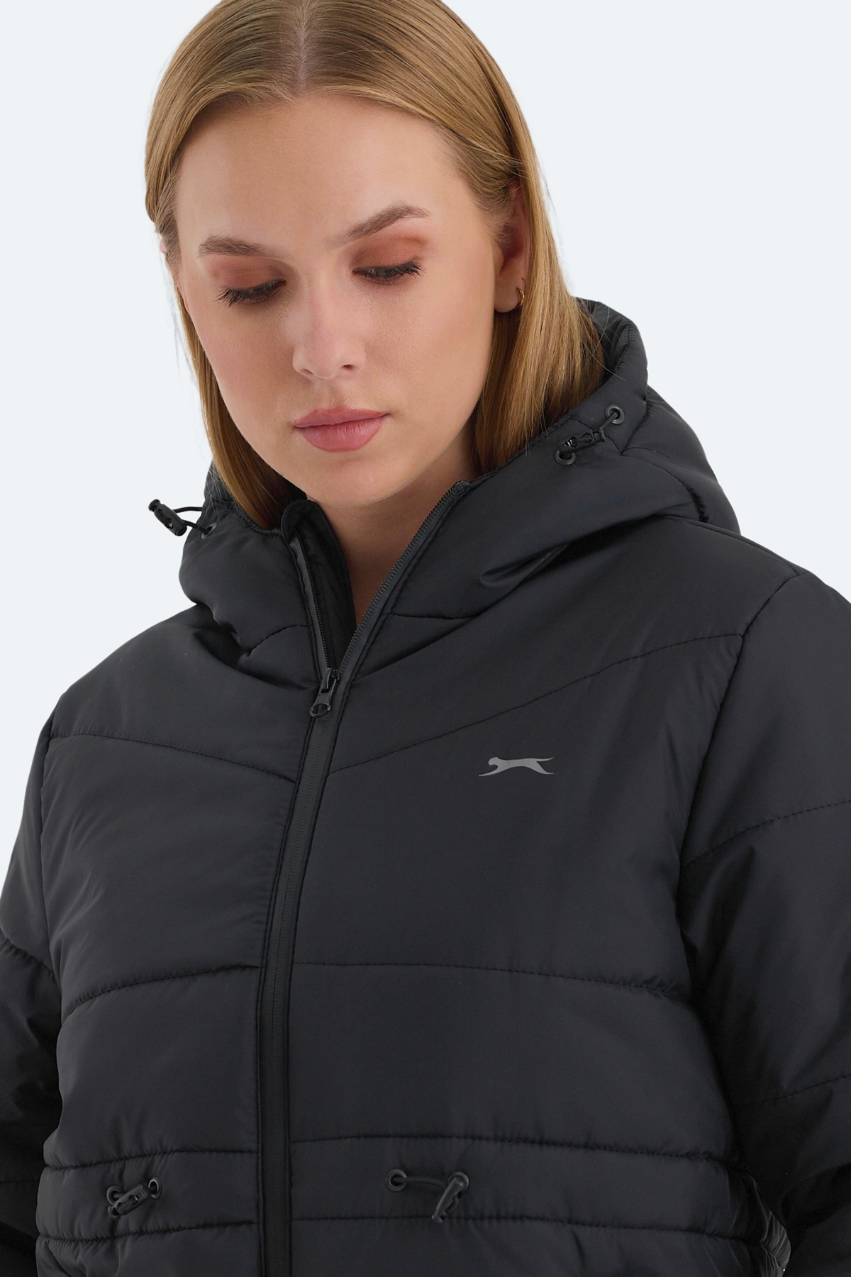 SLAZENGER CALLU Kadın Mont Kaban Siyah görsel 5