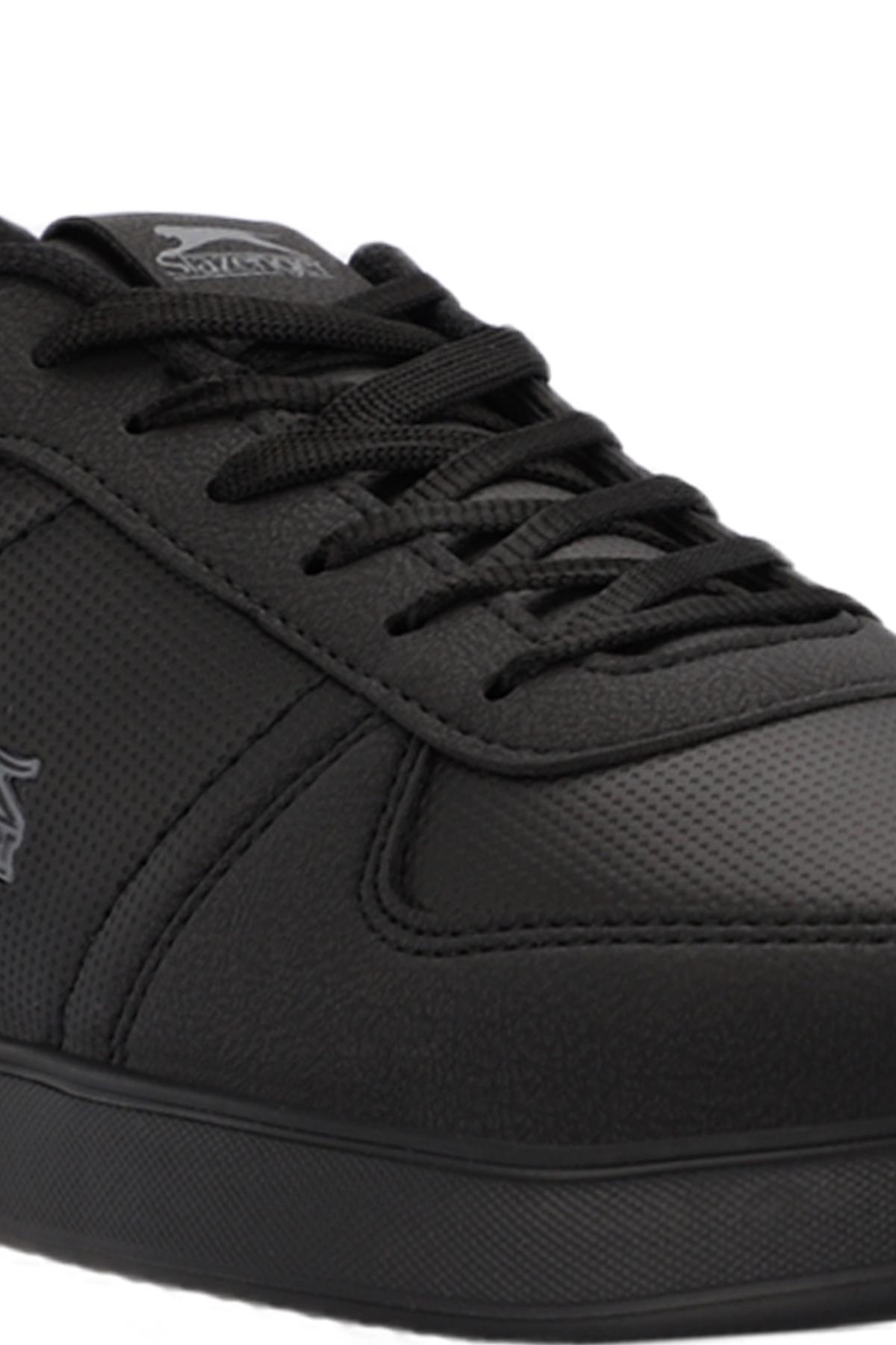 SLAZENGER POINT NEW I Erkek Siyah Nubuk Günlük Spor Ayakkabısı görsel 4