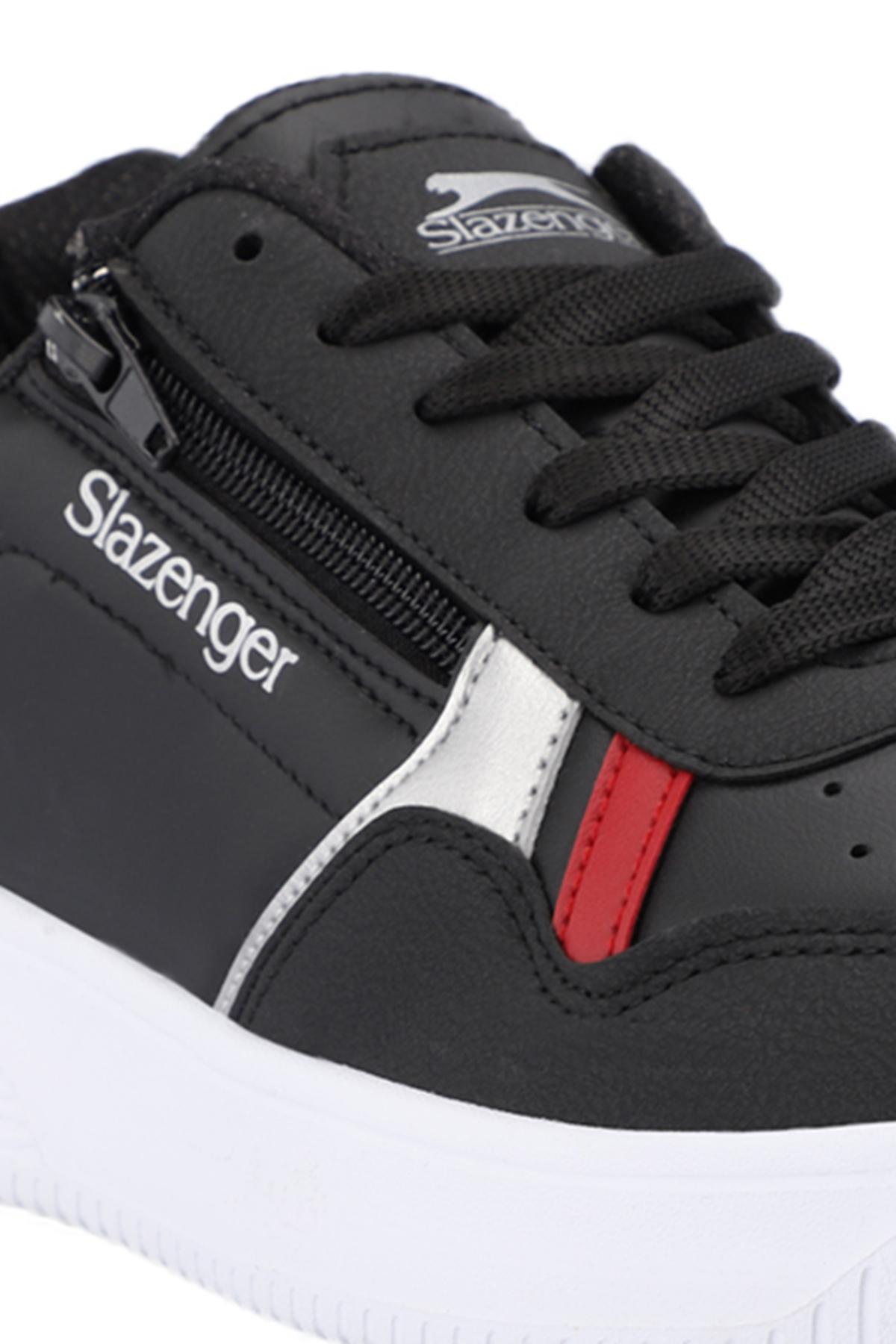 SLAZENGER MAJORITY I Erkek Siyah / Beyaz Günlük Spor Ayakkabısı görsel 4