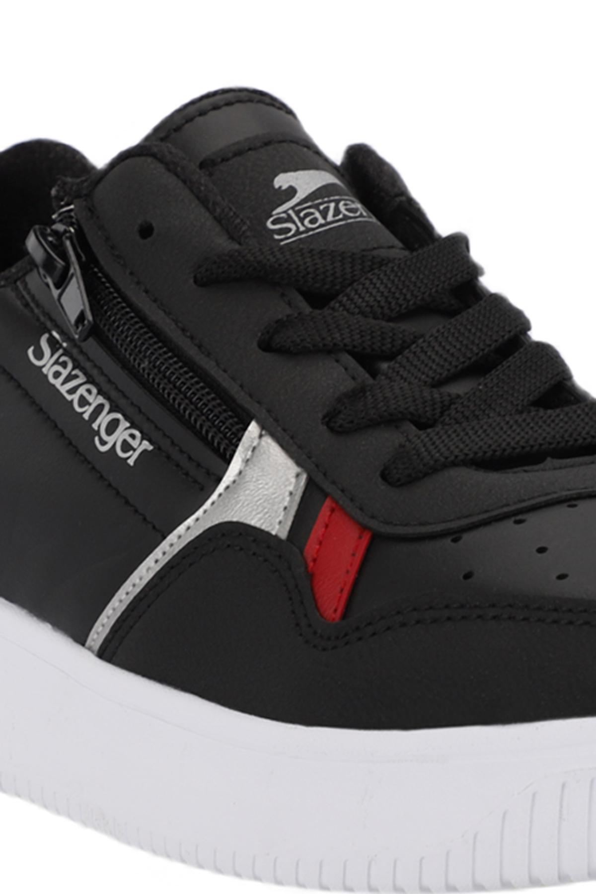 SLAZENGER MAJORITY I Sneaker Kadın Ayakkabı Siyah / Beyaz görsel 4
