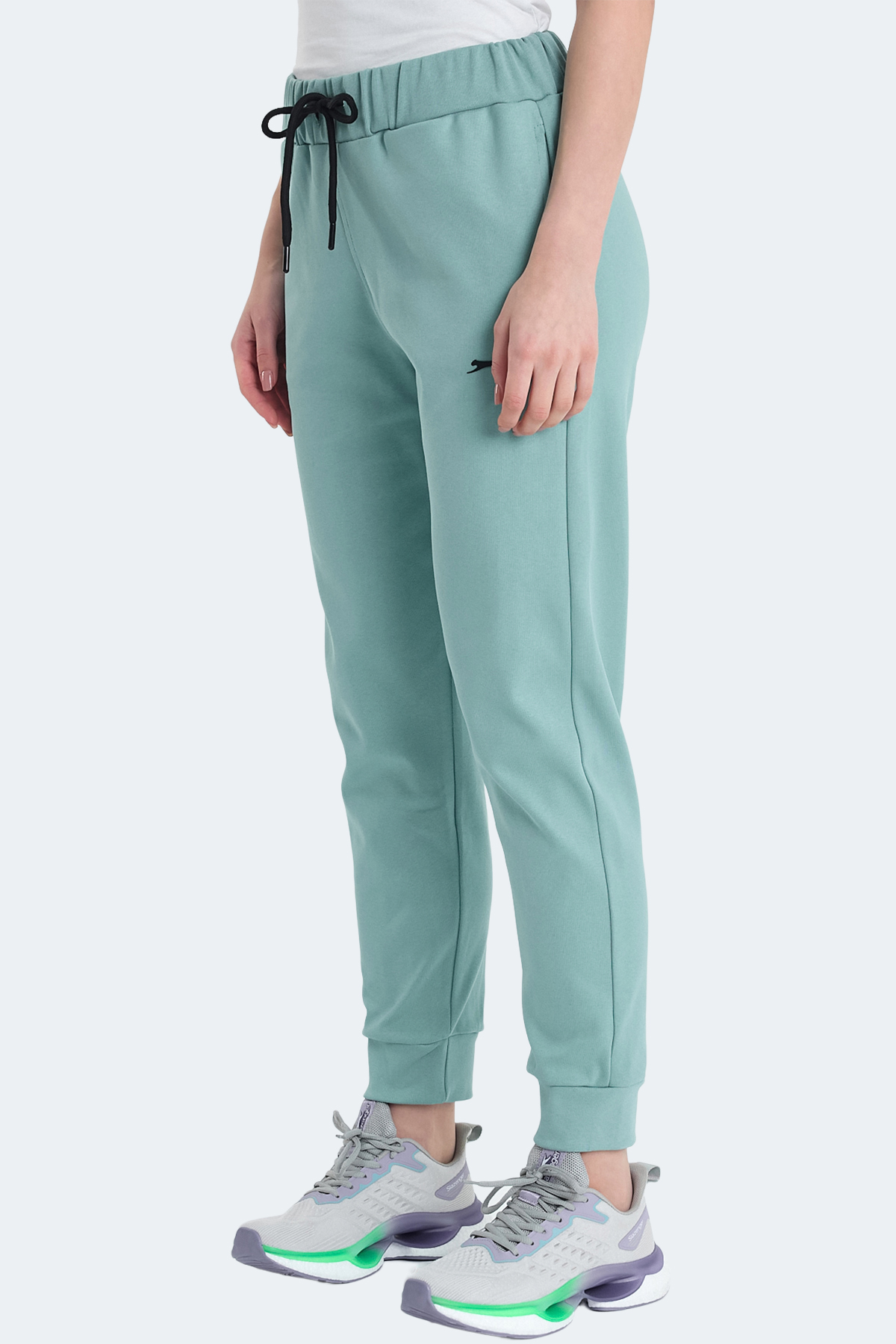 SLAZENGER VETERAN RBN Kadın Cepli Yeşil Eşofman Altı