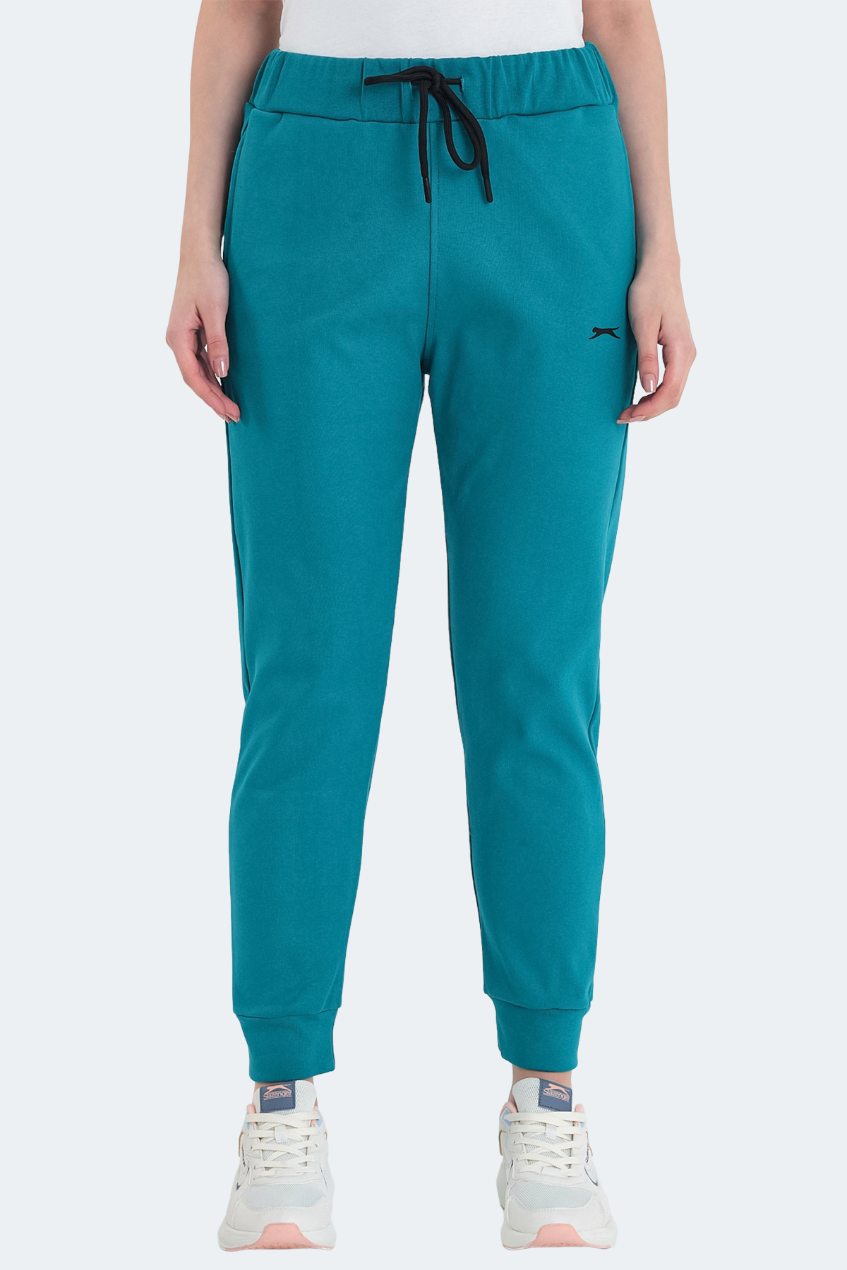 SLAZENGER VETERAN RBN Kadın Cepli Turkuaz Eşofman Altı görsel 4