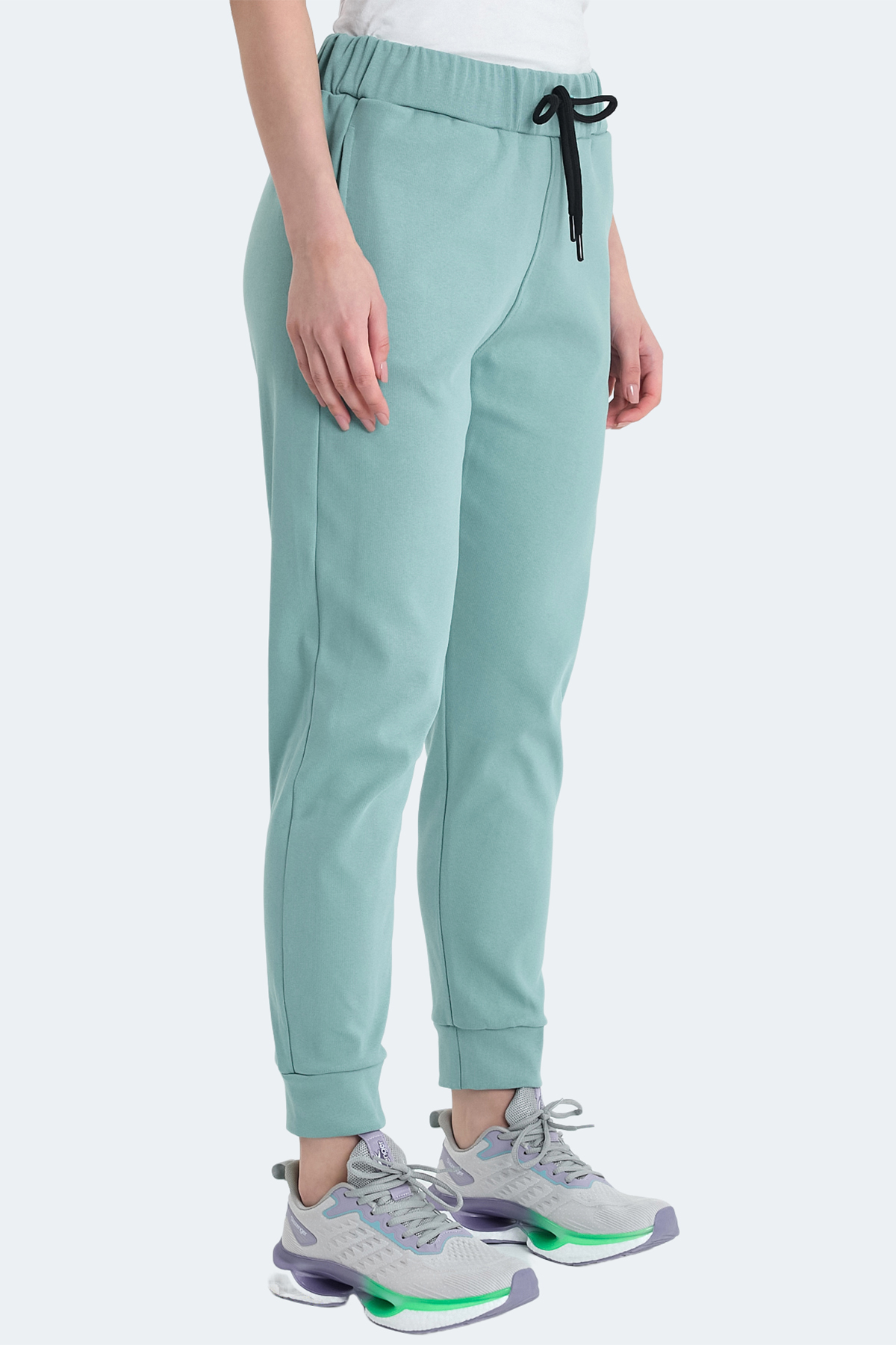 SLAZENGER VETERAN RBN Kadın Cepli Yeşil Eşofman Altı görsel 5