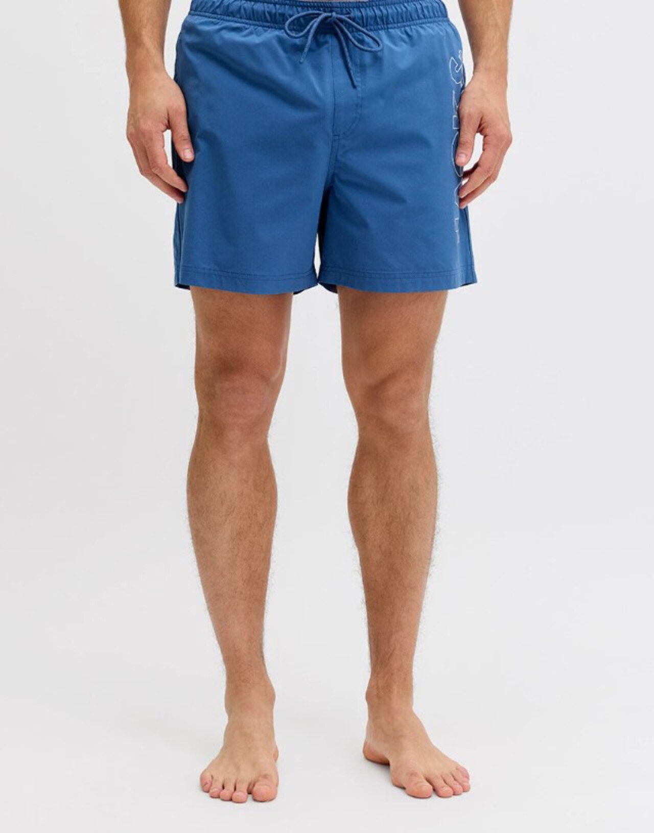Jack & Jones Maui Wave Logo Regular Erkek Mavi Mayo