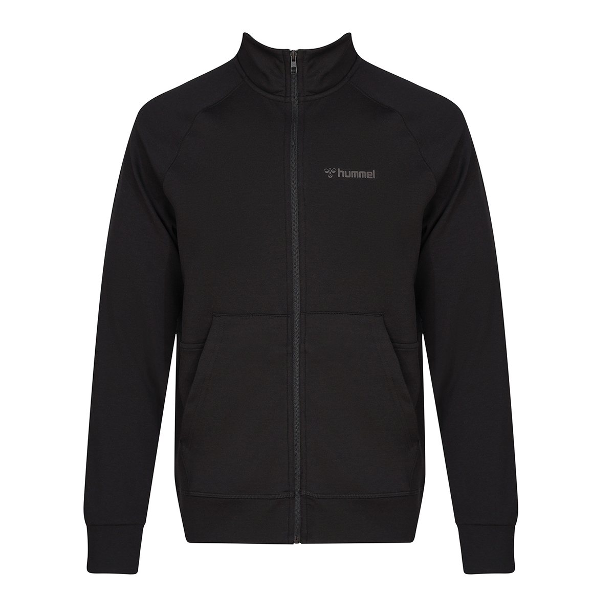 Hummel Evon Siyah Erkek Fermuarlı Sweatshirt Hırka