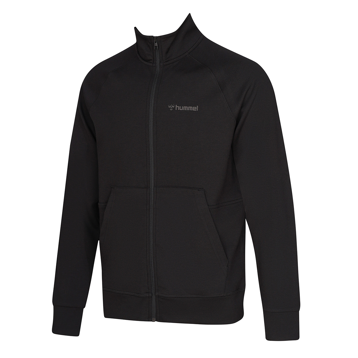 Hummel Evon Siyah Erkek Fermuarlı Sweatshirt Hırka görsel 2