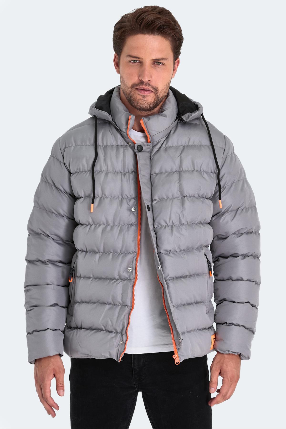 SLAZENGER SALINE Erkek Kaban Gri