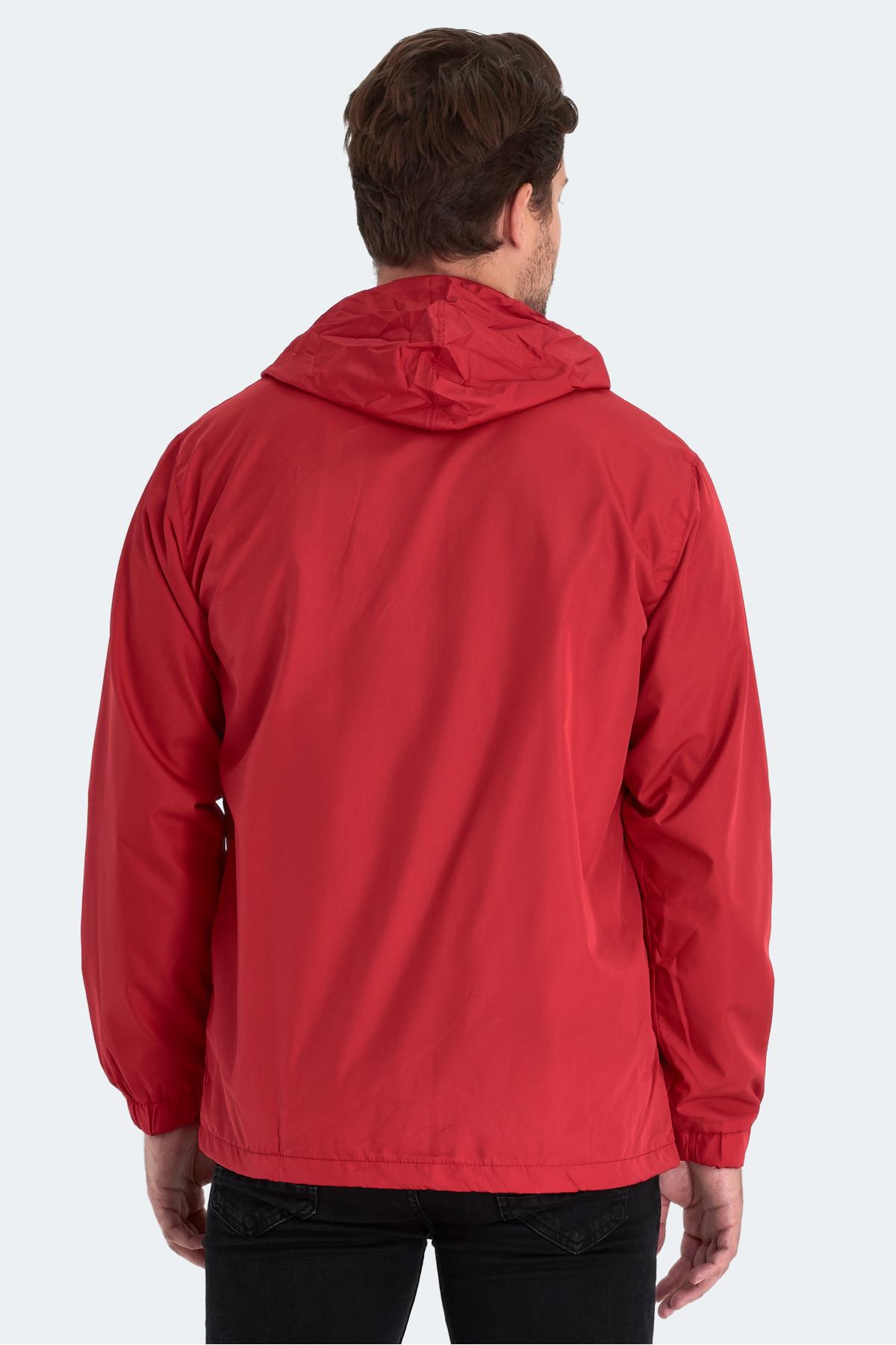 SLAZENGER RAREN Erkek Yağmurluk Kırmızı görsel 2