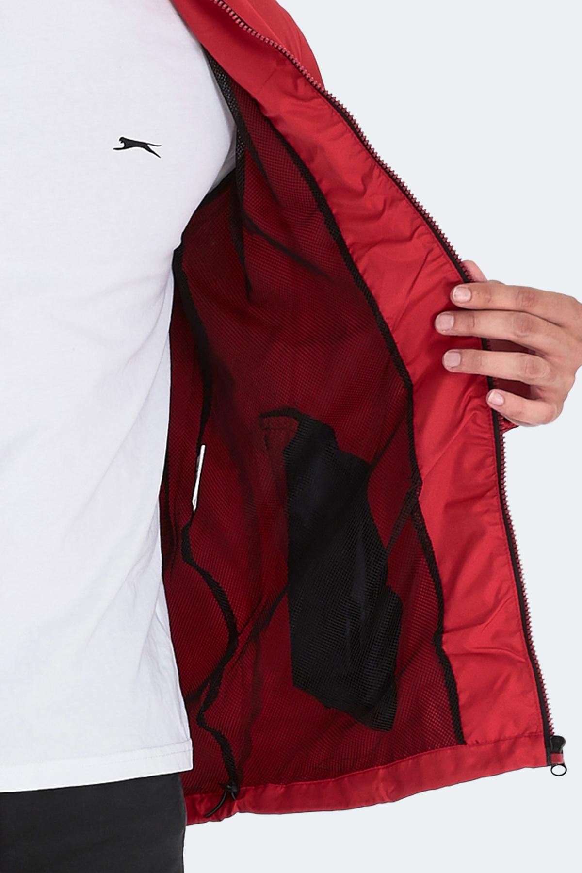 SLAZENGER RAREN Erkek Yağmurluk Kırmızı görsel 5