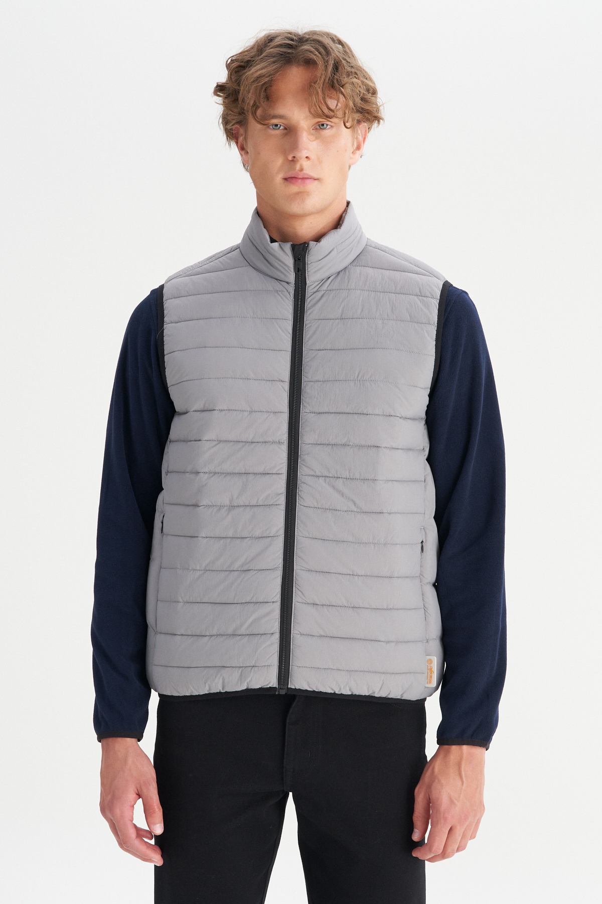 Wrangler Regular Fit Normal Kesim Dik Yaka Cepli Şişme Yelek görsel 3