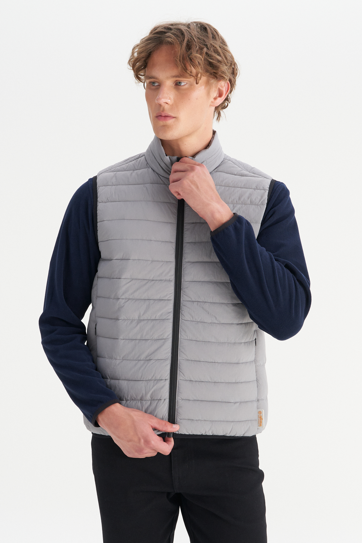 Wrangler Regular Fit Normal Kesim Dik Yaka Cepli Şişme Yelek görsel 6