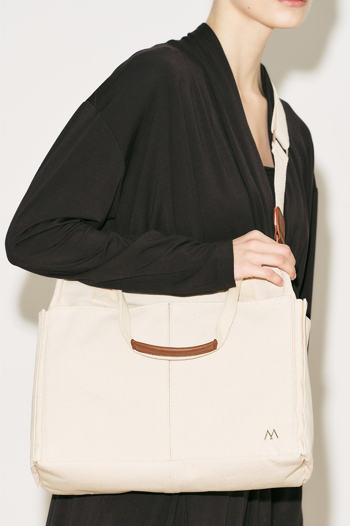 Manuka Kanvas Everyday Bag Off Whıte görsel 2