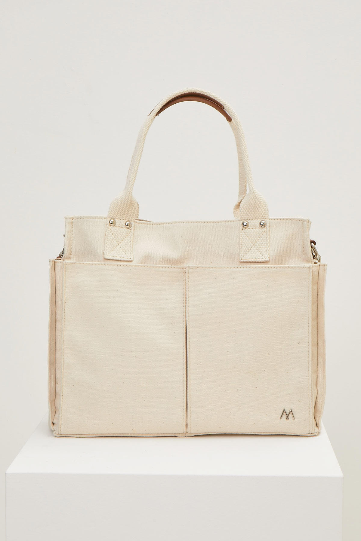 Manuka Kanvas Everyday Bag Off Whıte görsel 4