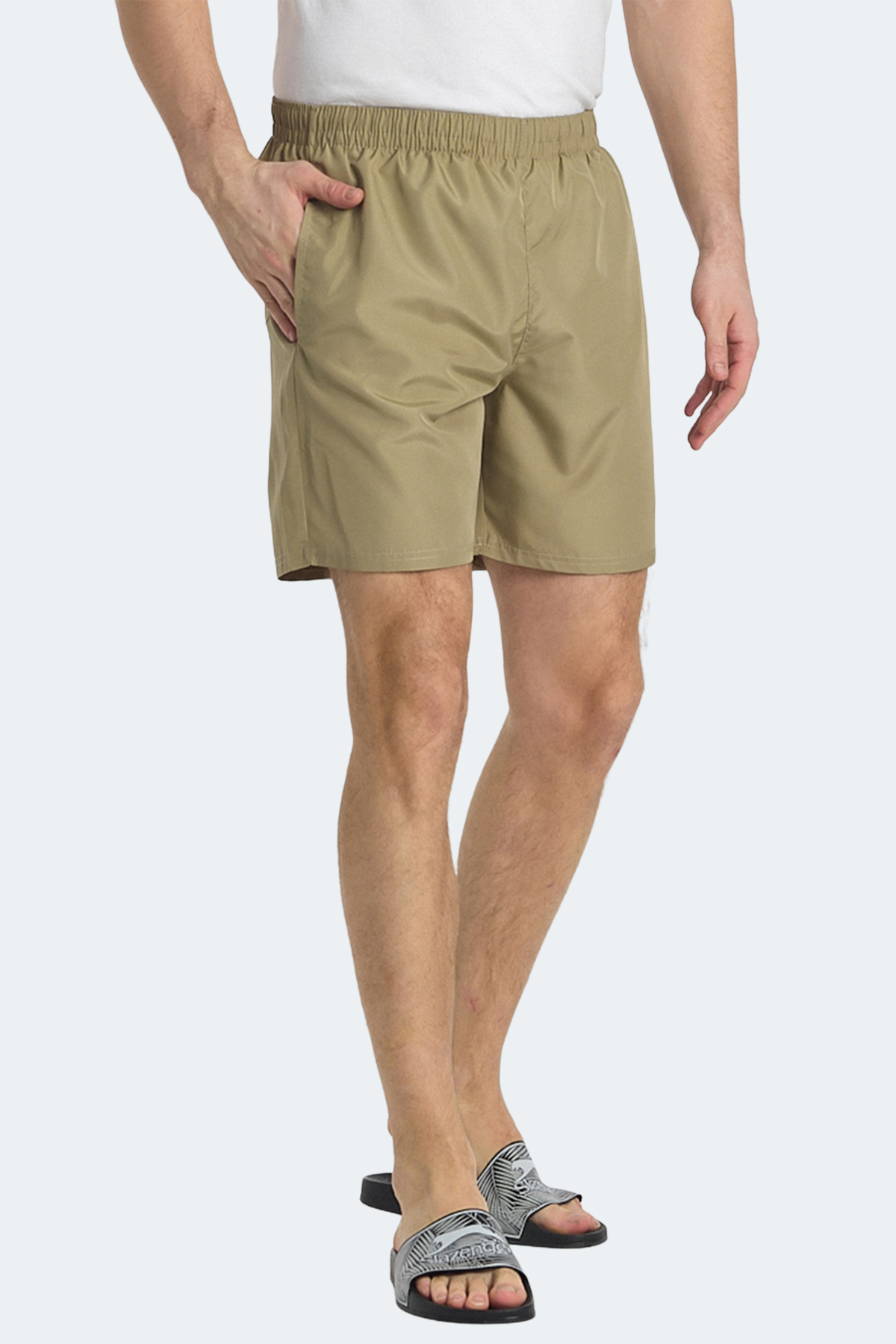 SLAZENGER RATING KTN Erkek Mayo Bej görsel 2