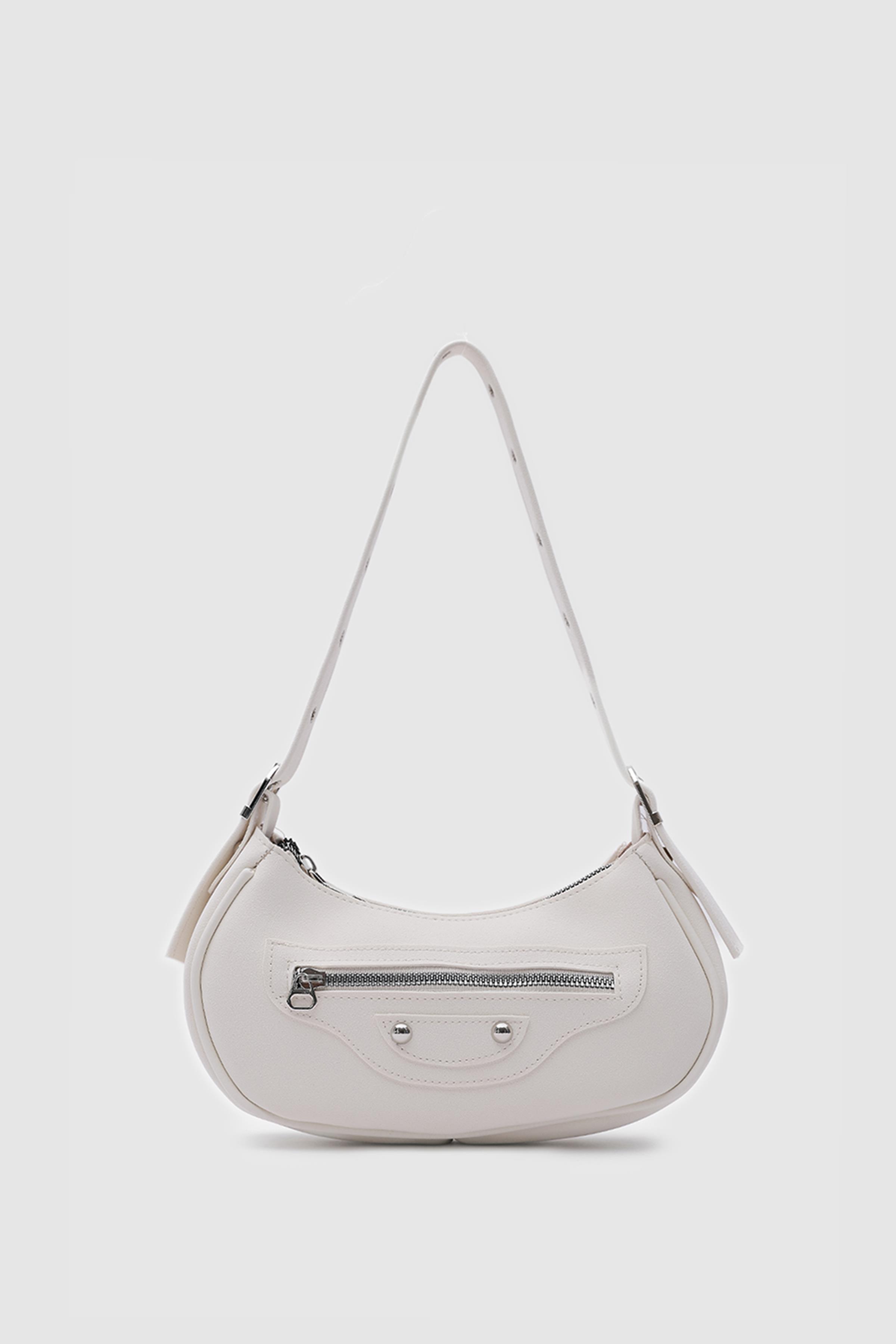 Shulebags Sandy 90'S Retro Baget Çanta Vanilya